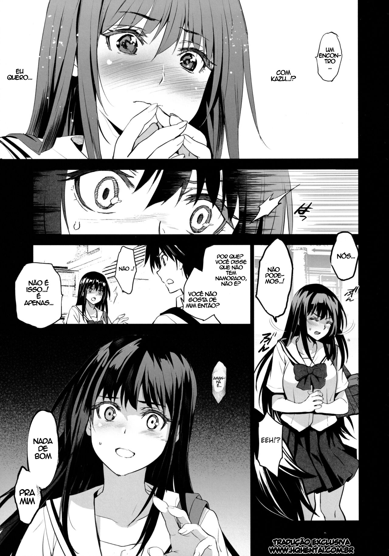 Otonari no Nie Ni Chichi ni Enko o Shiirareru Osananajimi - 4