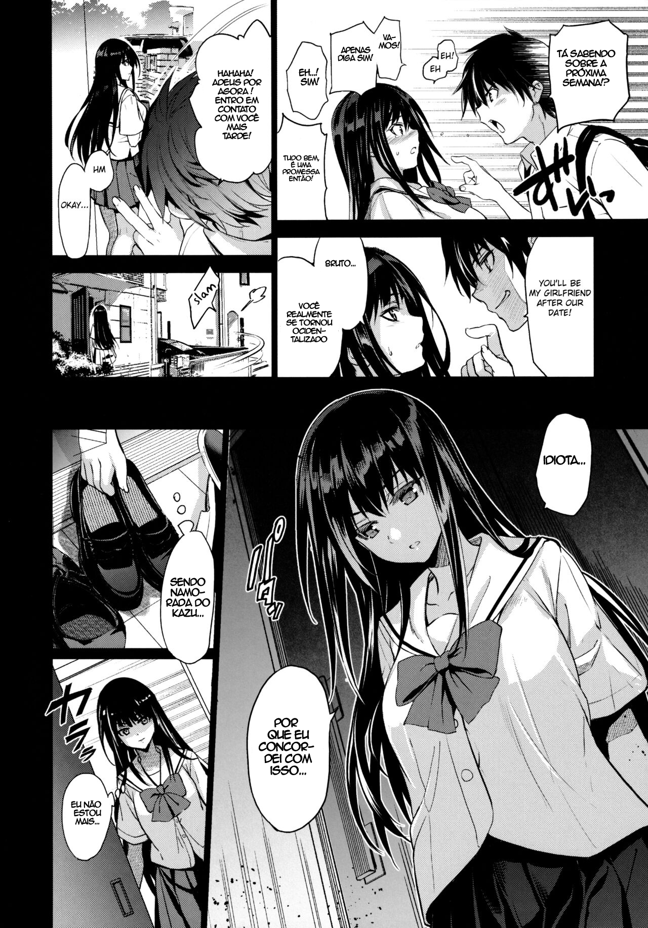 Otonari no Nie Ni Chichi ni Enko o Shiirareru Osananajimi - 5