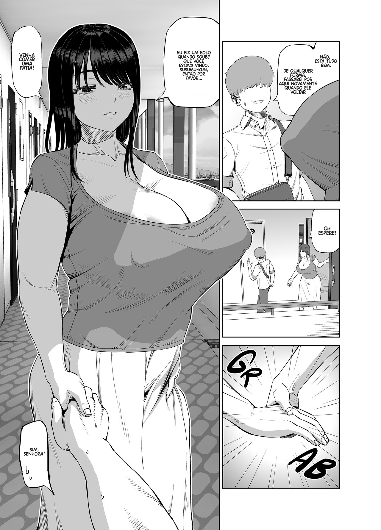 Tomodachi no Okaa-san ni Sasowarete