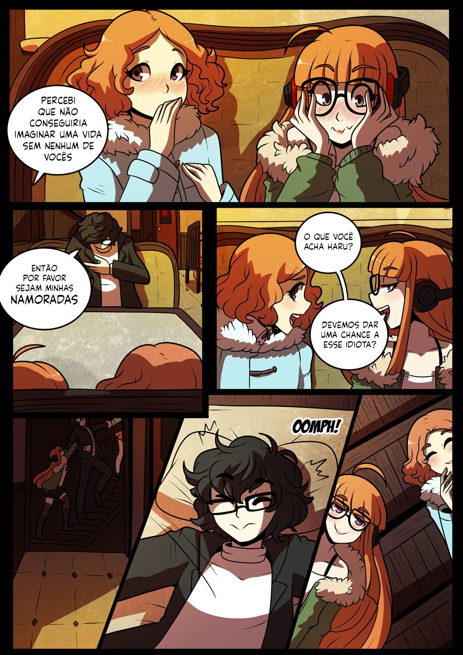Joker X Futaba X Haru Comic Porn - 3