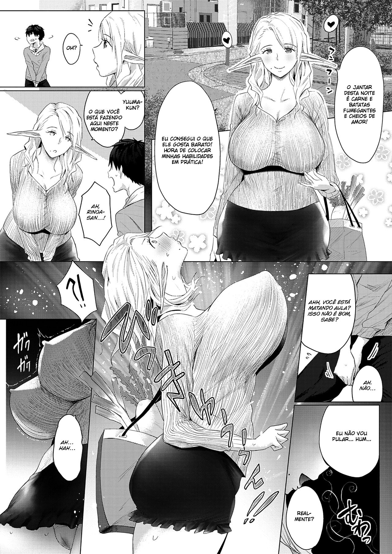 Orc Chinpo o Te ni Ireta! Elf Oyako o Ore Senyou Nama Onaho ni Shitatta www - 7