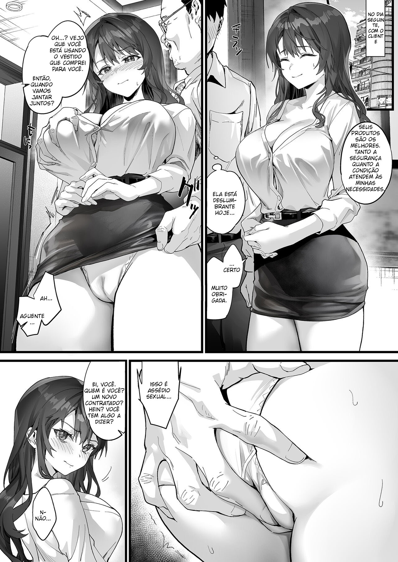 JK Chuutai Tsuyogari Shachou ga Buka no Fusei ni Make Midara ni Koshi o Furi Netoru made - 6