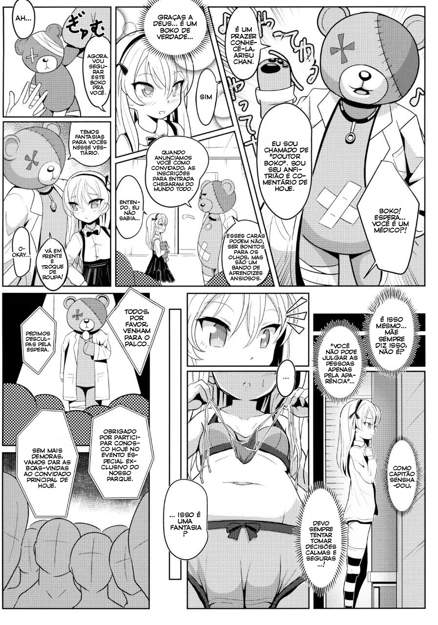 Shimada Arisu-chan de Manabu Onnanoko no Jintai