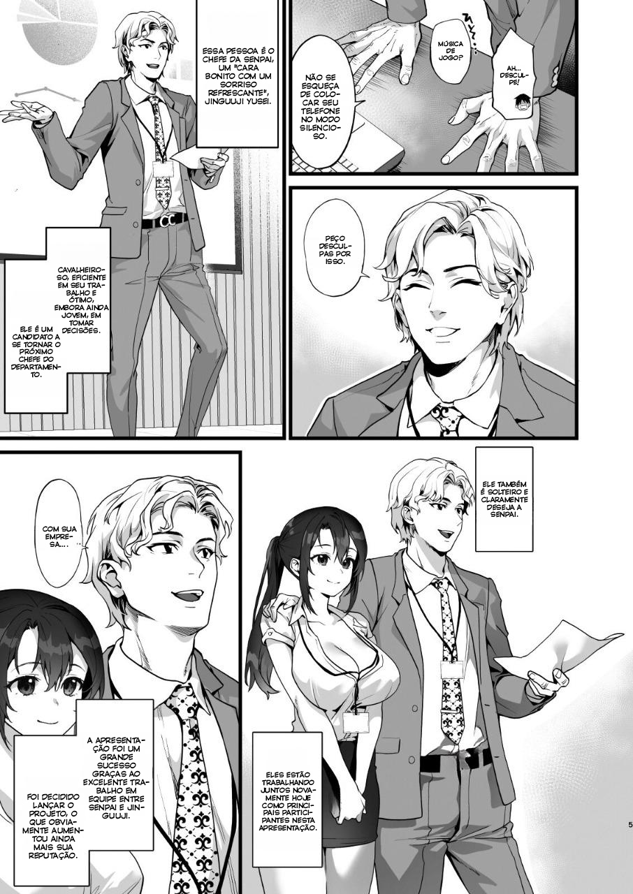 Heisha Zenin Oshi de Ero Kyonyuu no Senpai Ore ni dake Amaama Ecchi de Mesu Kairaku Ochi - 5