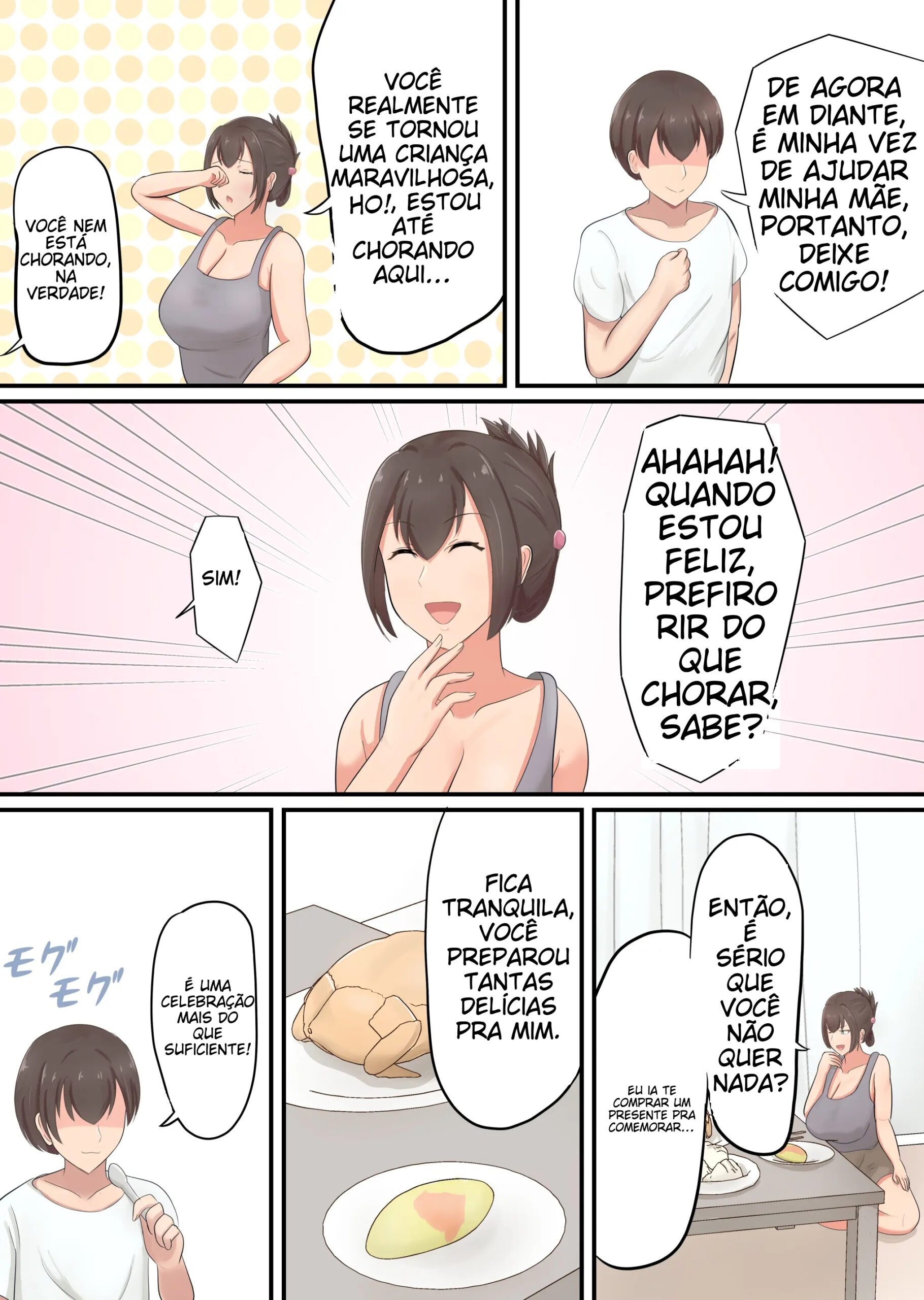 Oiwai ni Okaa-san ga Fudeoroshi Shite Kureta Hanashi - 3