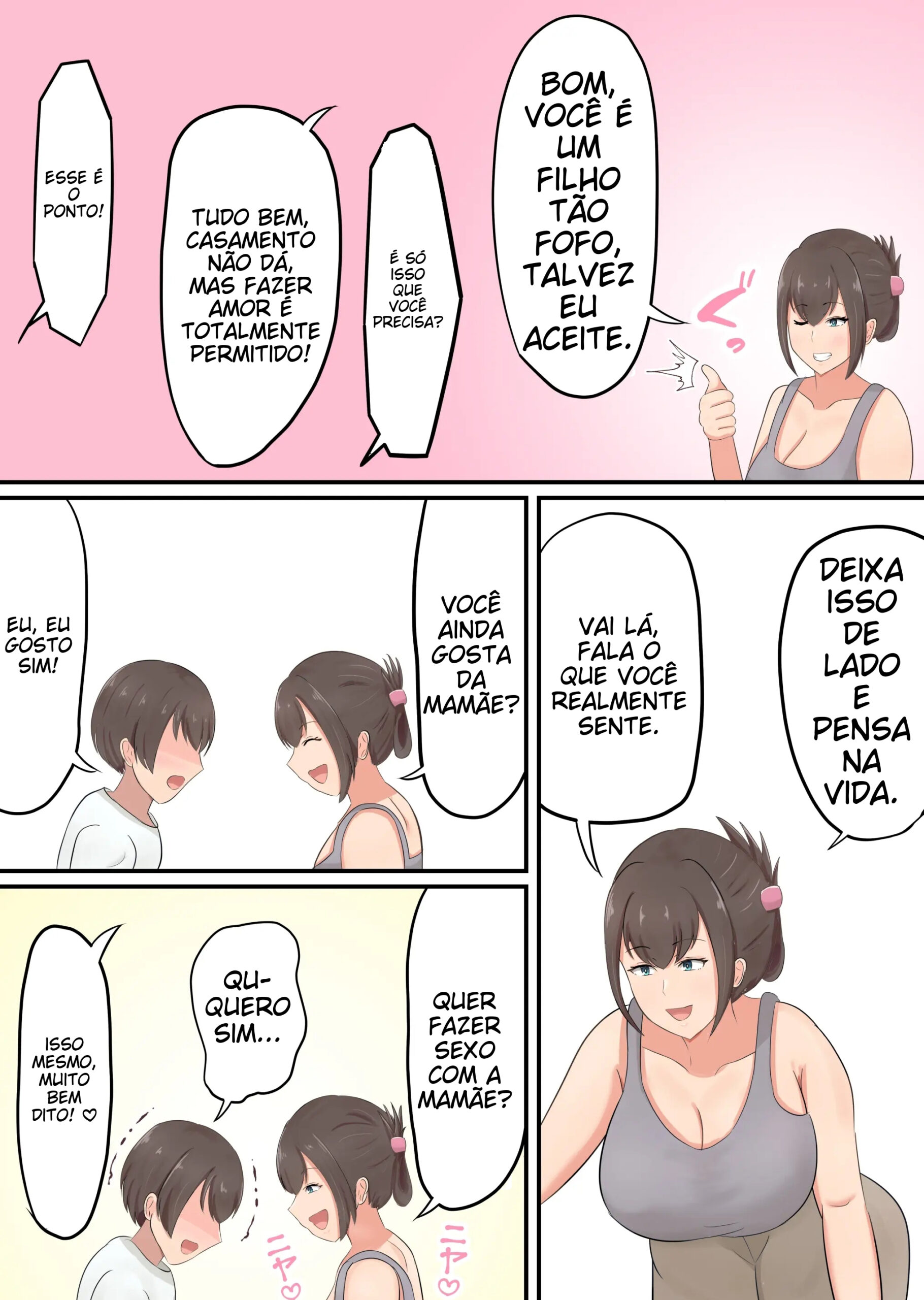 Oiwai ni Okaa-san ga Fudeoroshi Shite Kureta Hanashi