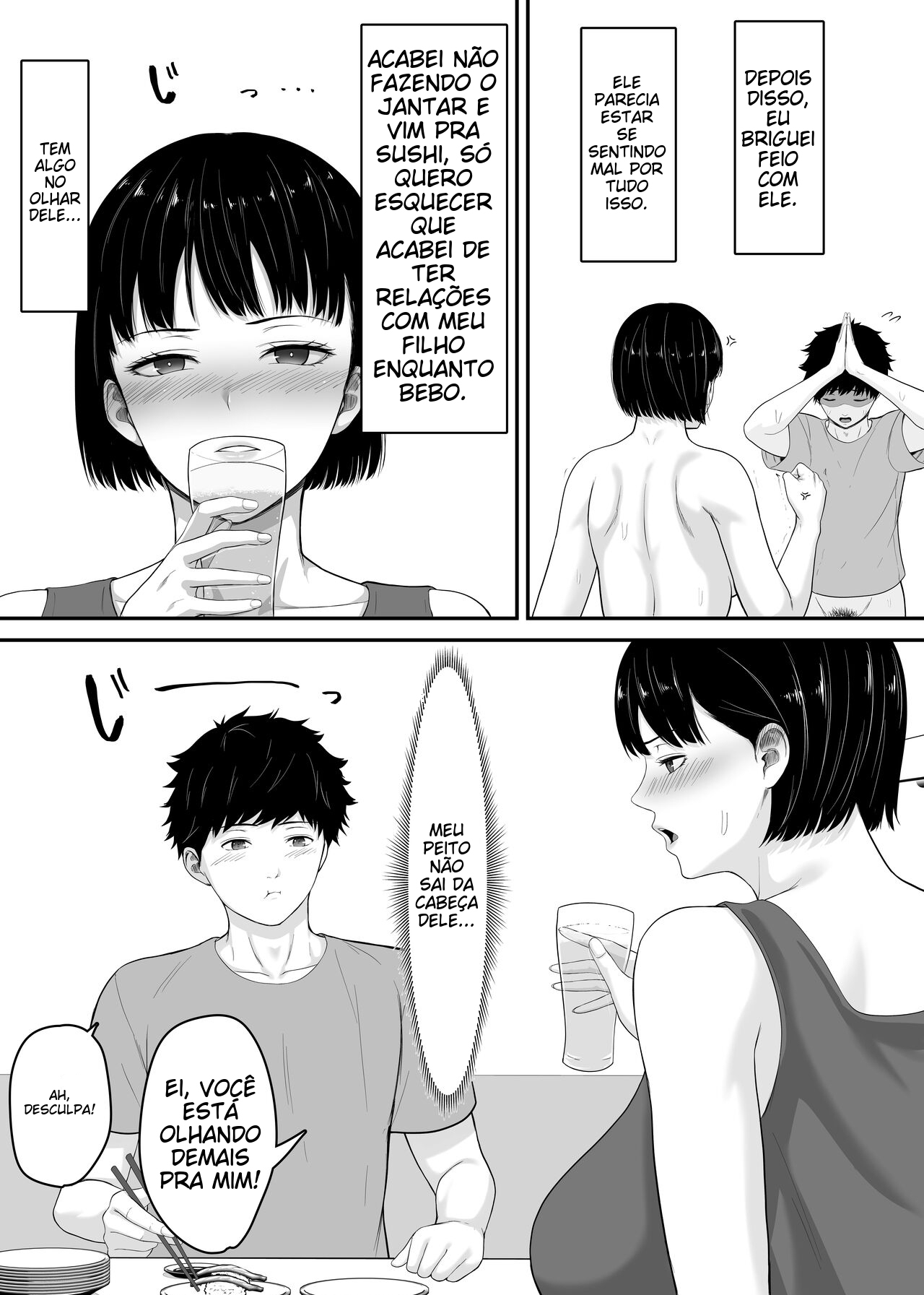 Okaa-san to Sex wa Dame datteba | I told you… You can’t have sex with your mother