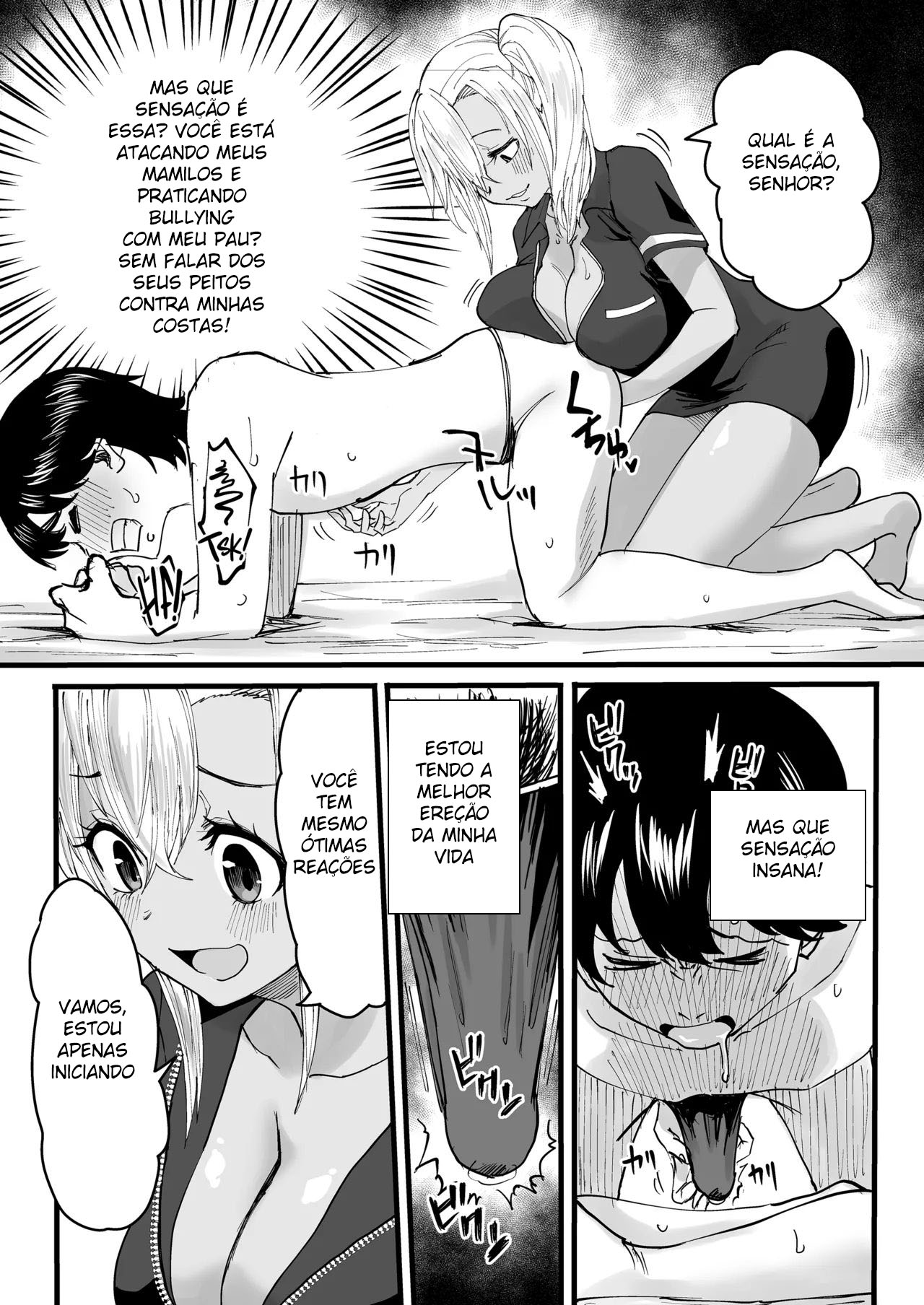 Happy Endings with a Tanned Gyaru Massage Therapist