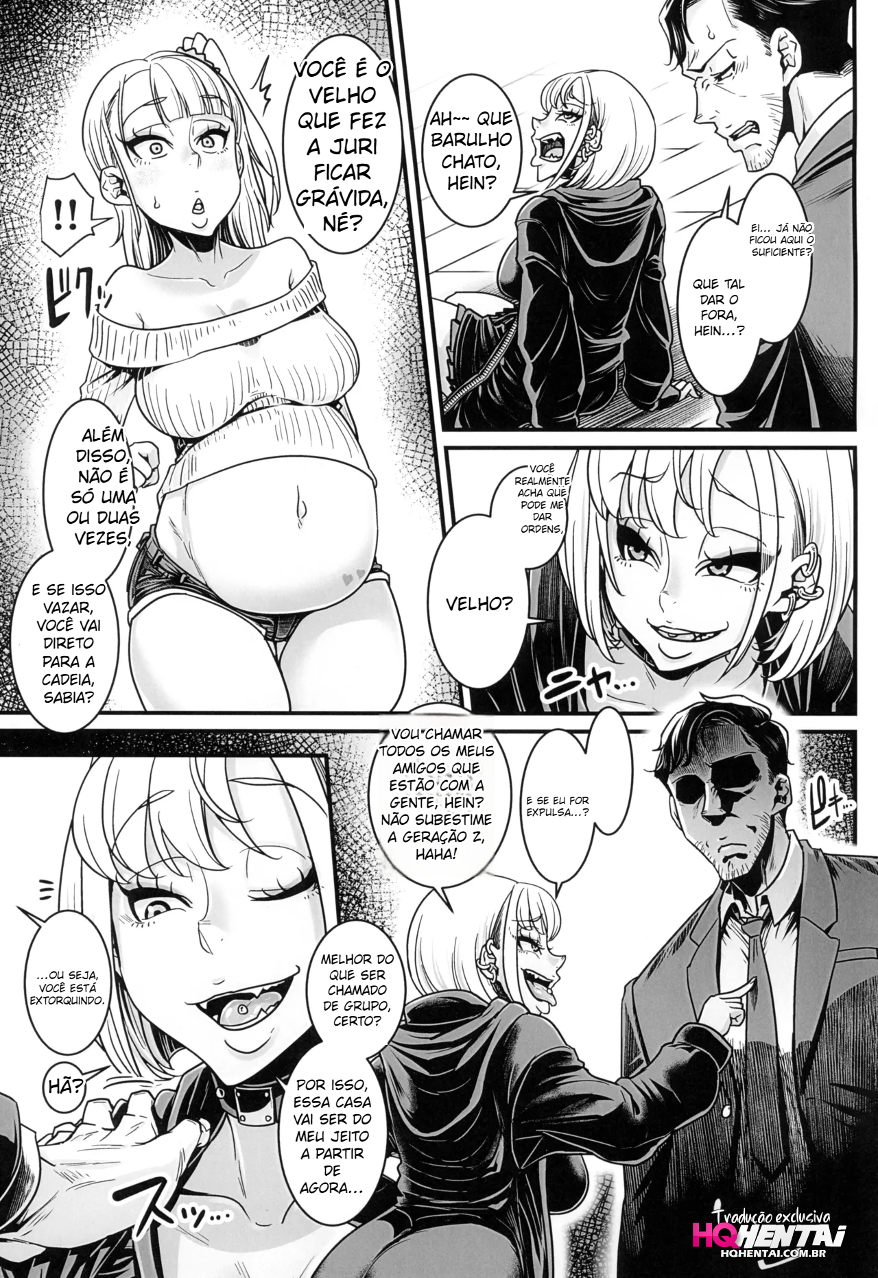 Yonaoshi Oji-san VS Tou Yoko-kei Iede Gal JC - 5