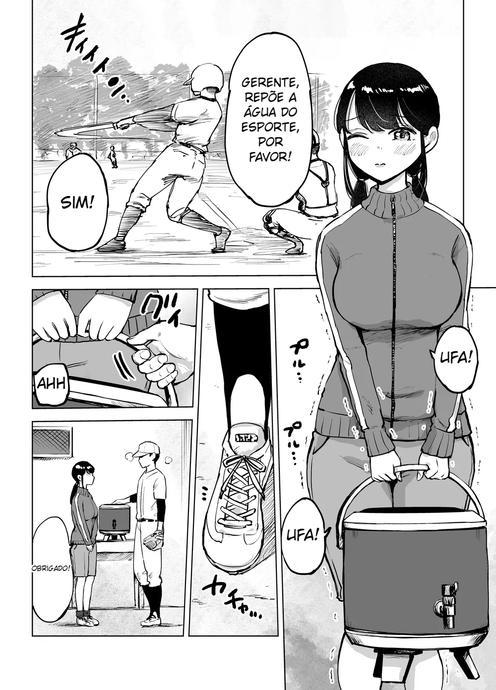 Gerente peituda e corna - 2