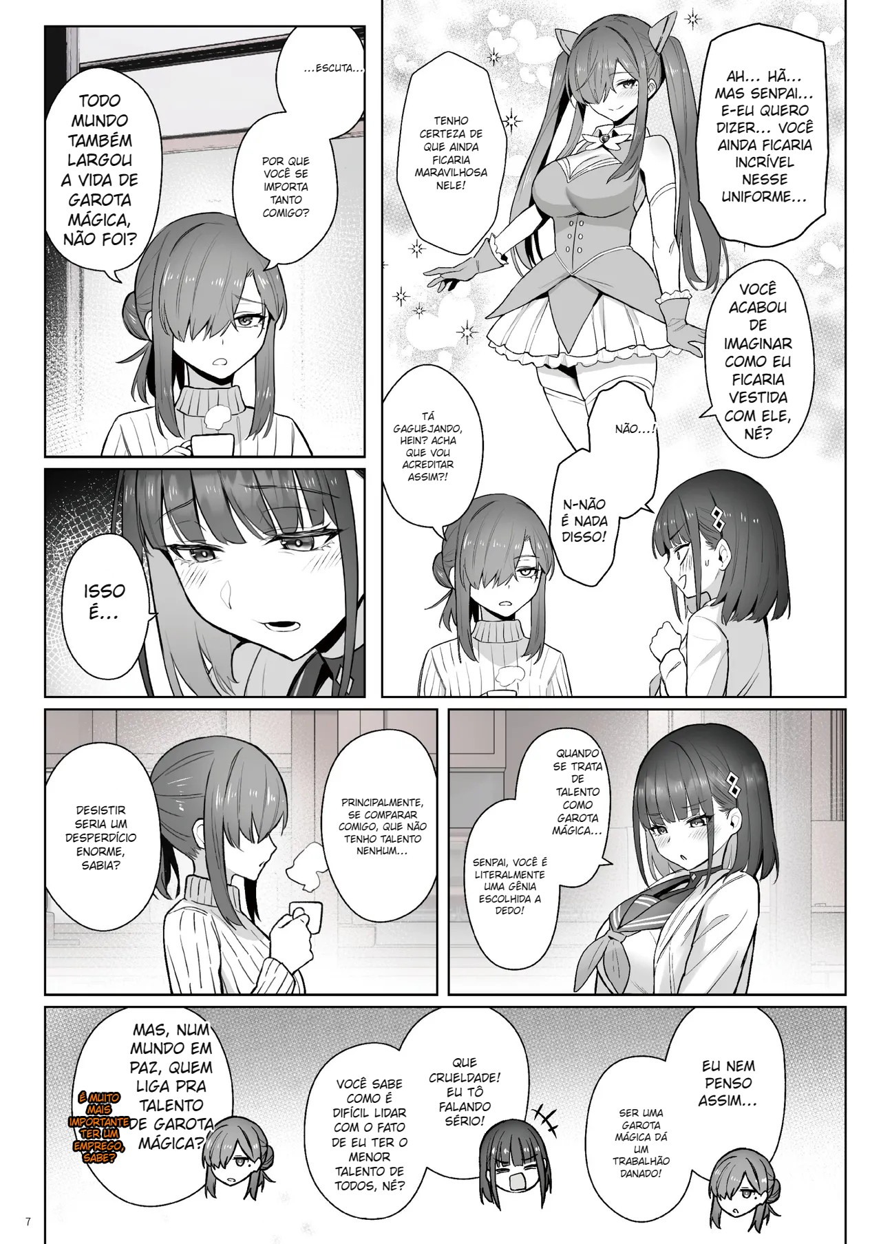 Moto Mahou Shoujo no Shigoto Hanashi Ao Zenjitsutan - 5