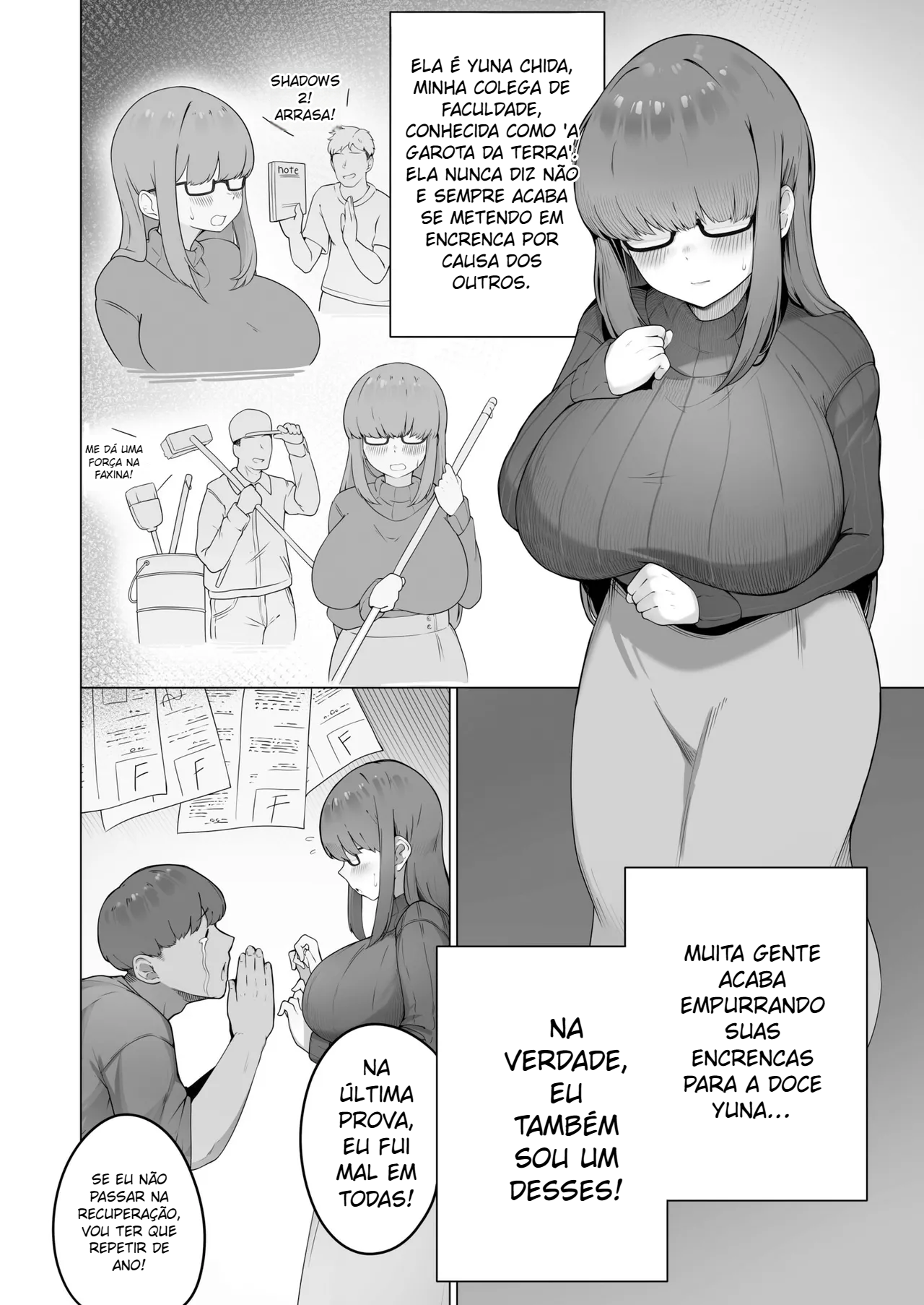 A menina tímida que faz tudo que mando!