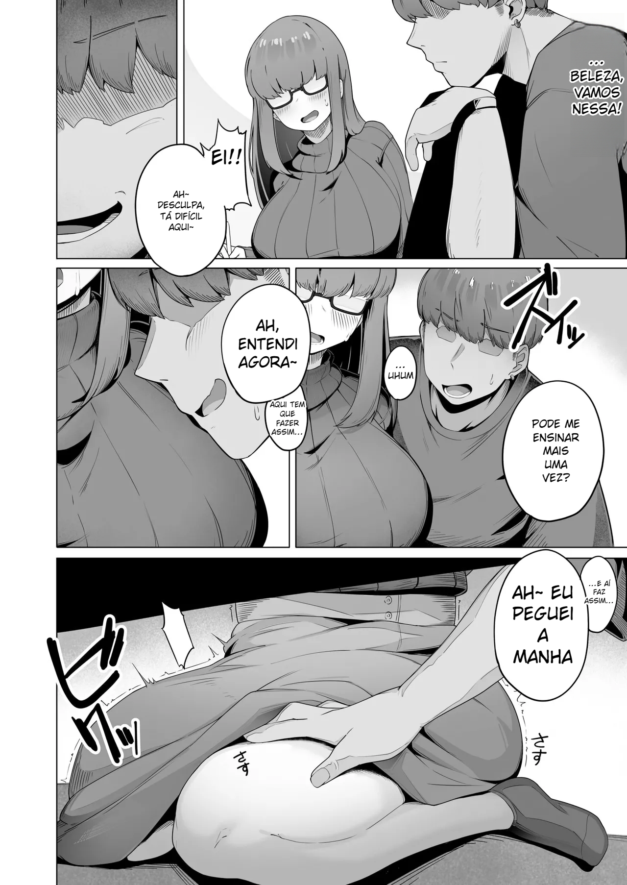 A menina tímida que faz tudo que mando!