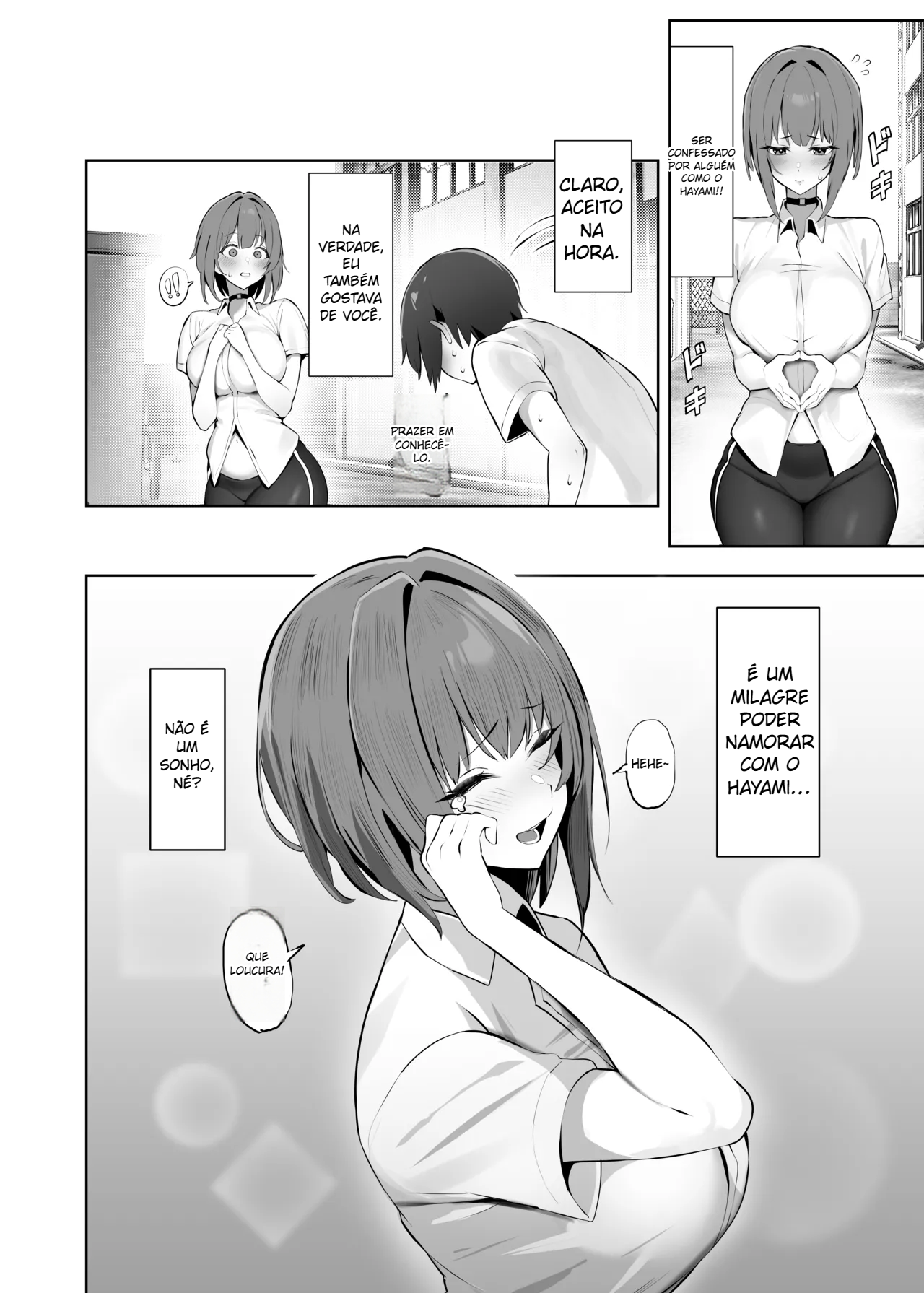 Chiisai Kareshi ni Semeraru Ookii Kanojo - 3