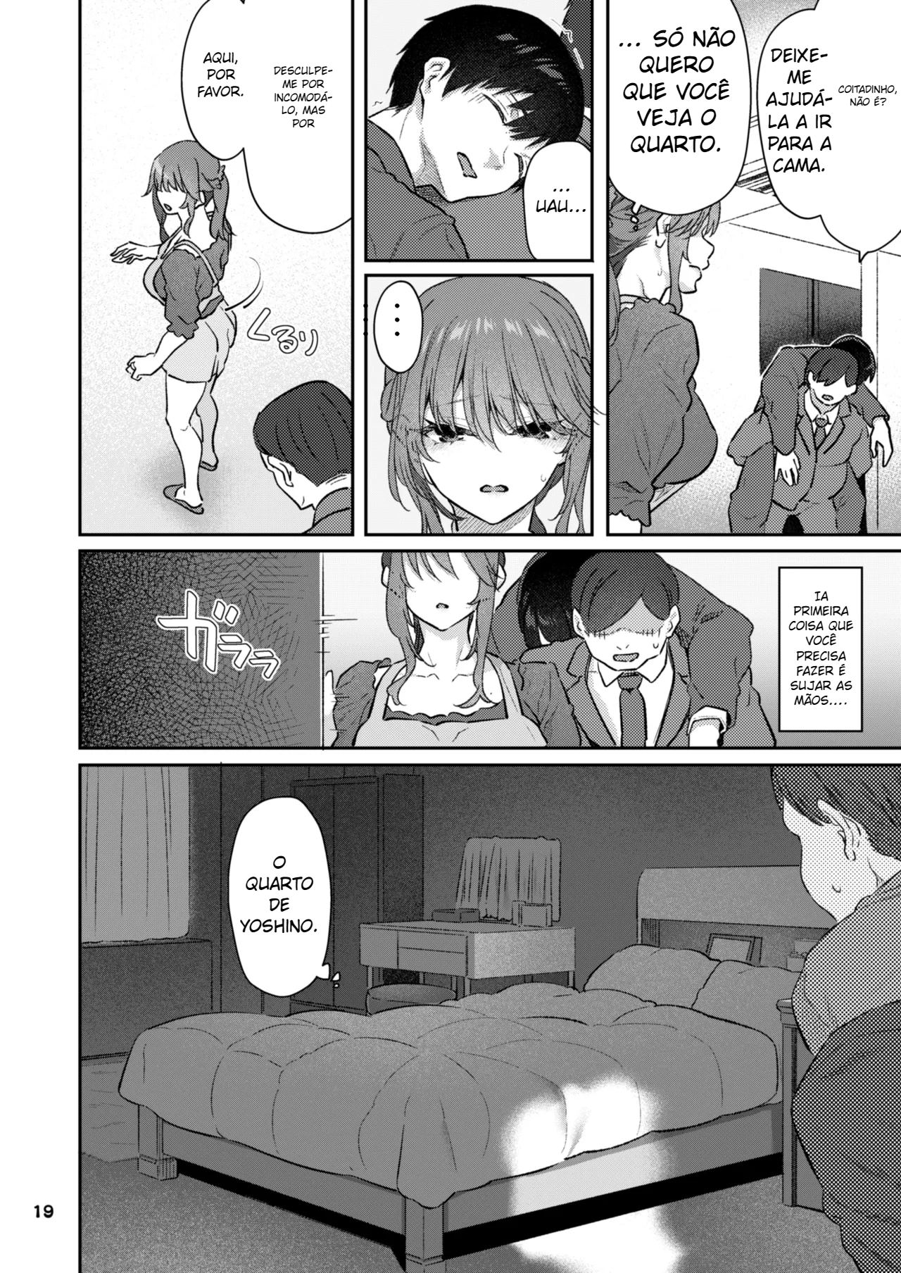 Recém-casada, vestindo roupas casuais e um terno