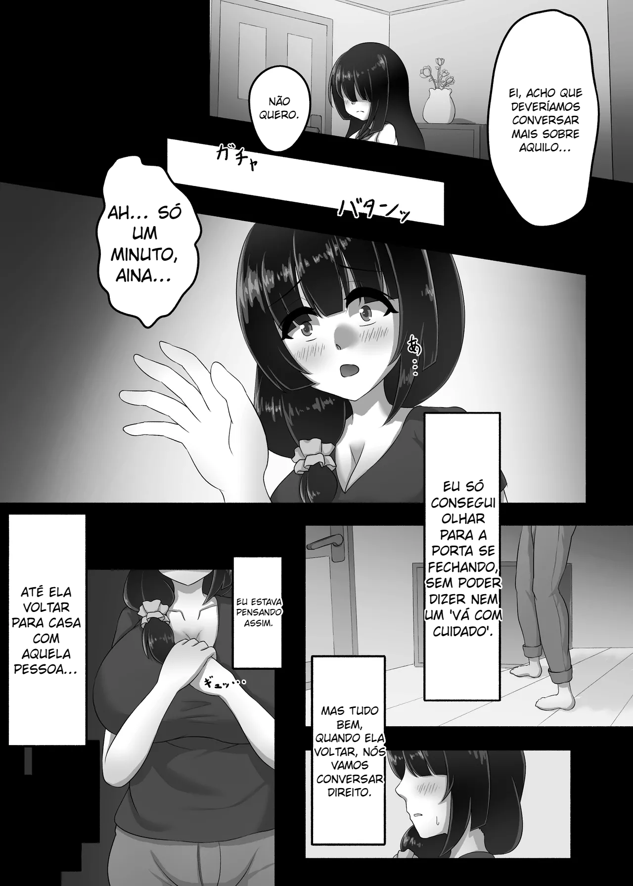 A mulher casada fica molhada com o namorado da filha. - 4