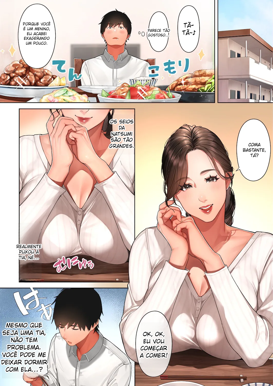 Tia Kyoko-san é a mãe gostosa da minha amiga de infância - 7