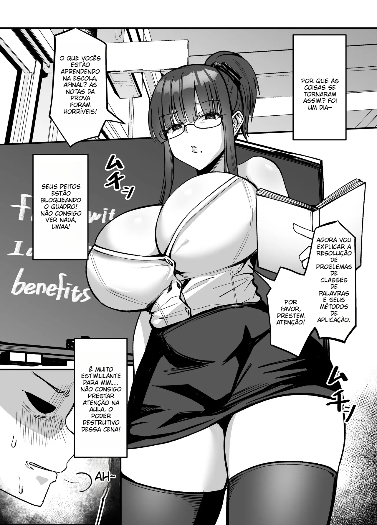 Professora casada hipnotizada torna-se o banheiro de sêmen da escola - 3