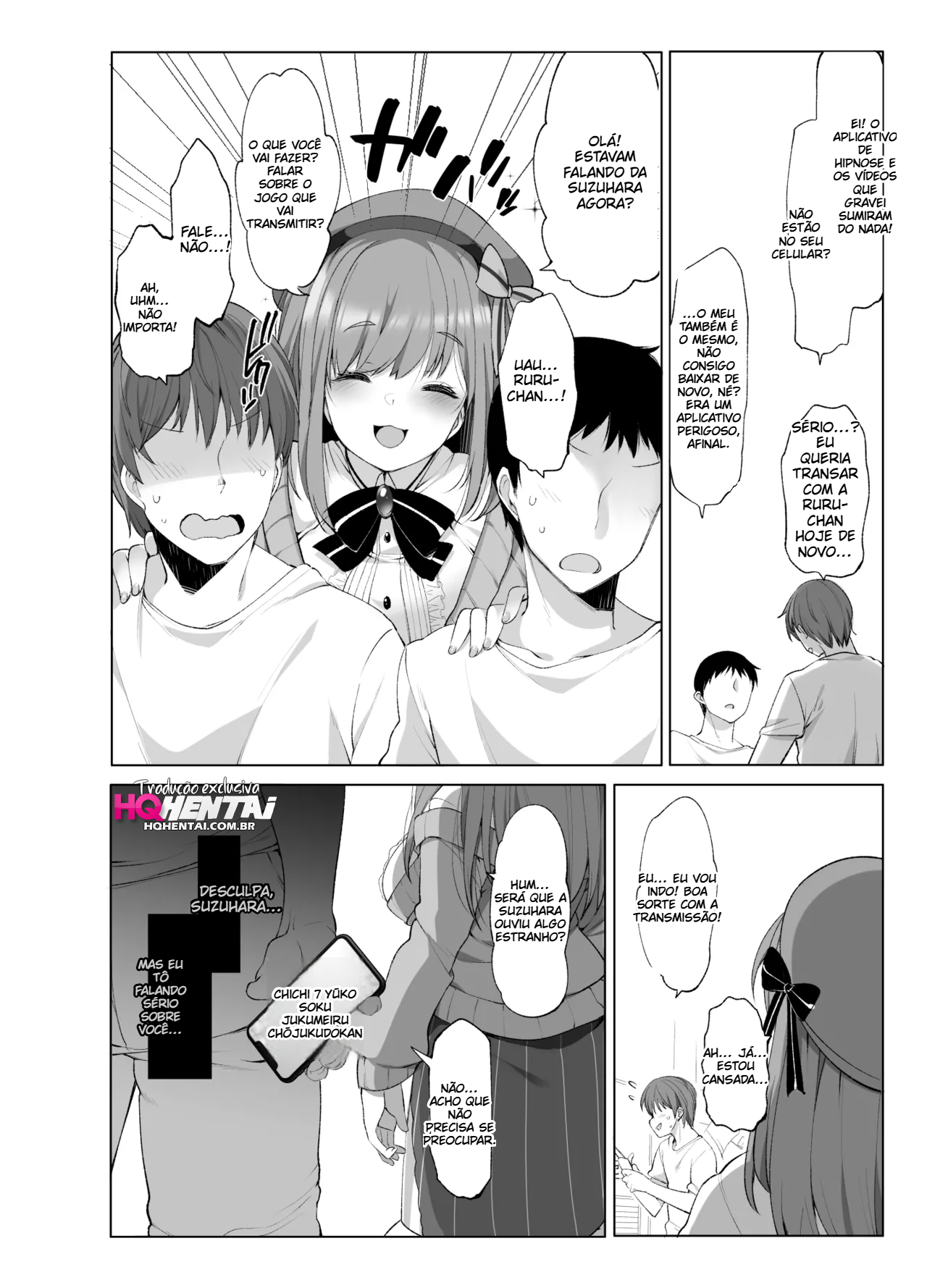 Ruru Suzuhara e o aplicativo secreto de hipnose (Ruru Suzuhara)