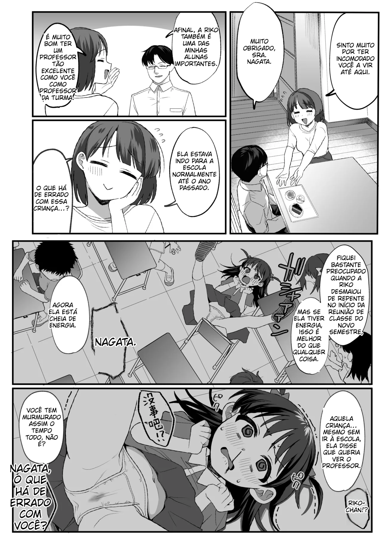 Castigue a menina que ama demais seu professor e mata aula. - 4