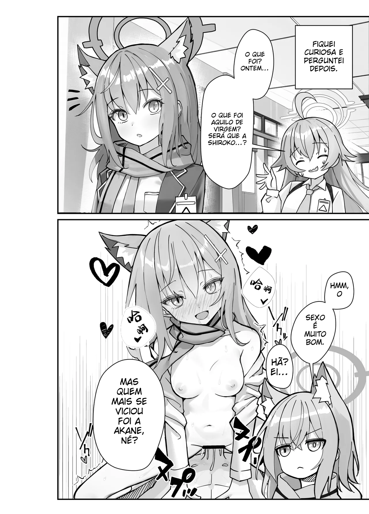 Antes que eu percebesse, todos, exceto o velho, estavam fazendo sexo com a professora (Blue Archive) - 6