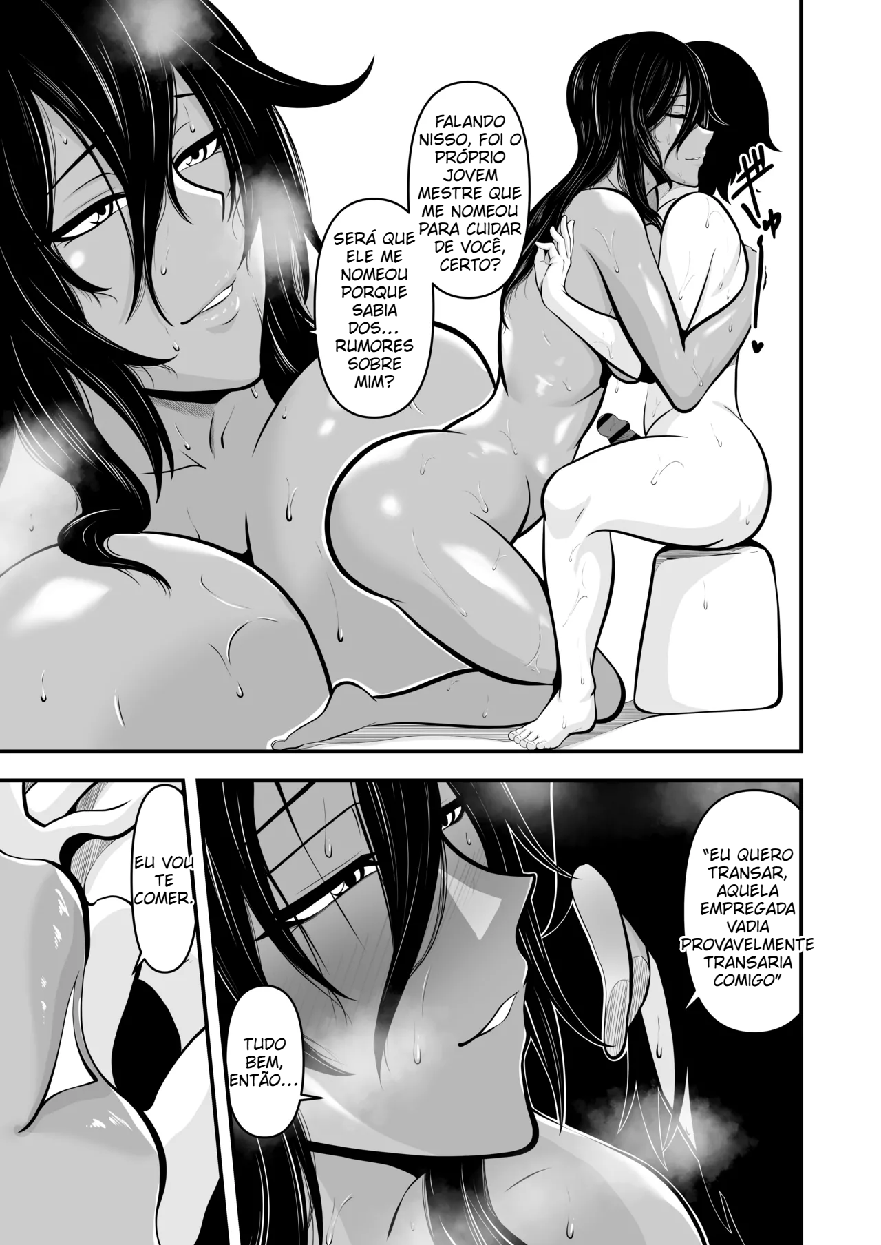 Empregada vadia de pele escura - 7