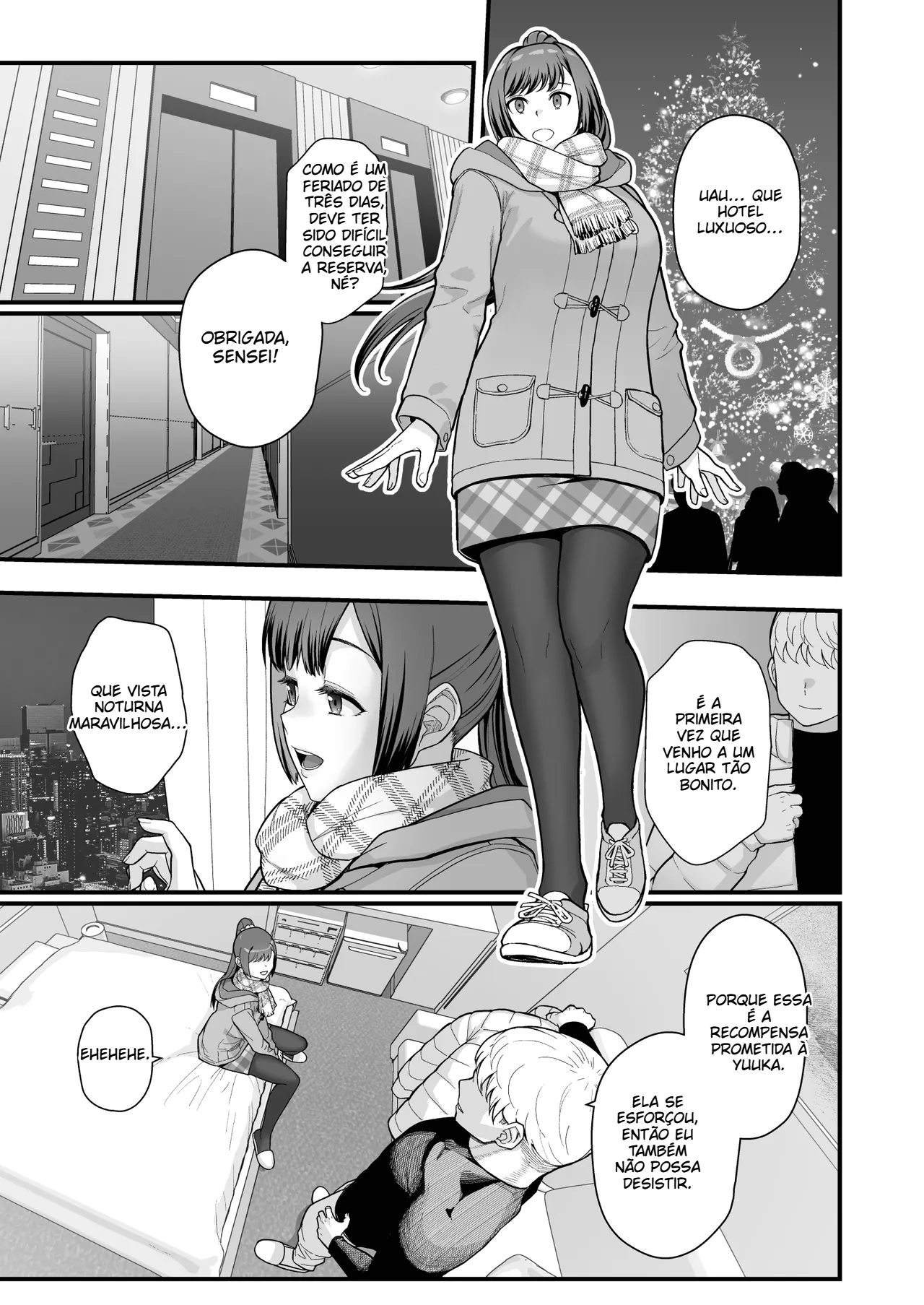 Encontro em motel separado por uma parede. Mãe e Filha – part 1