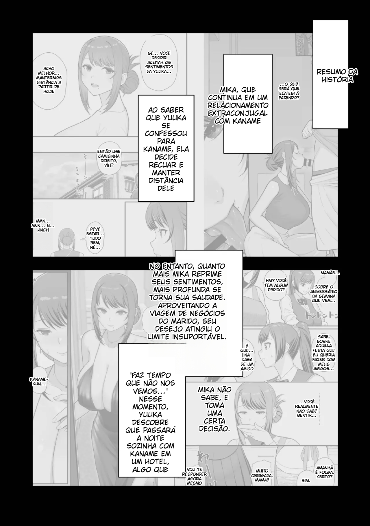 Encontro em motel separado por uma parede. Mãe e Filha – part 2 - 3