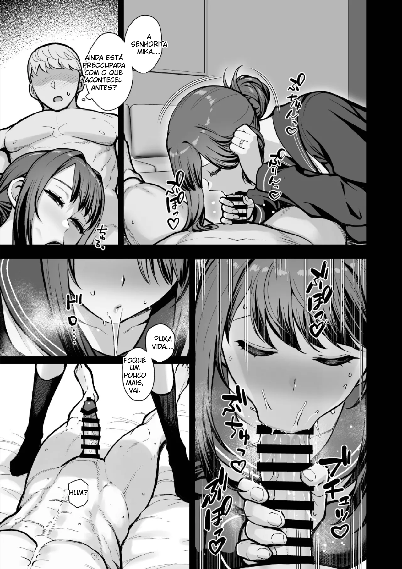 Encontro em motel separado por uma parede. Mãe e Filha – part 2