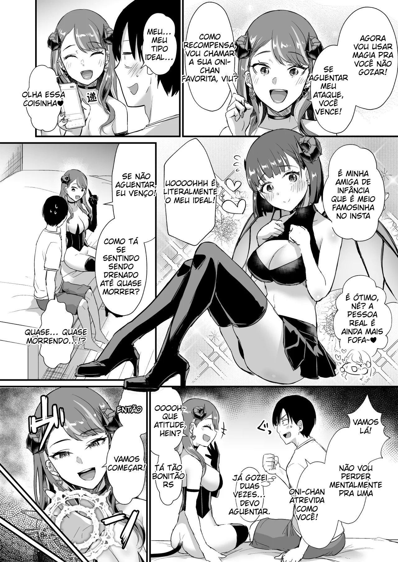 Não há como um cara puro como eu perder para uma súcubo!