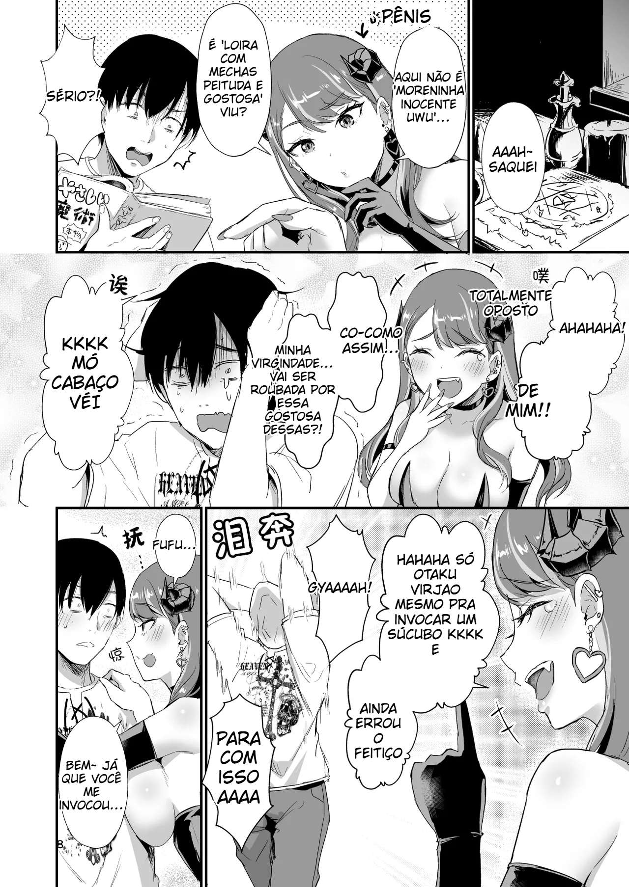 Não há como um cara puro como eu perder para uma súcubo! - 7