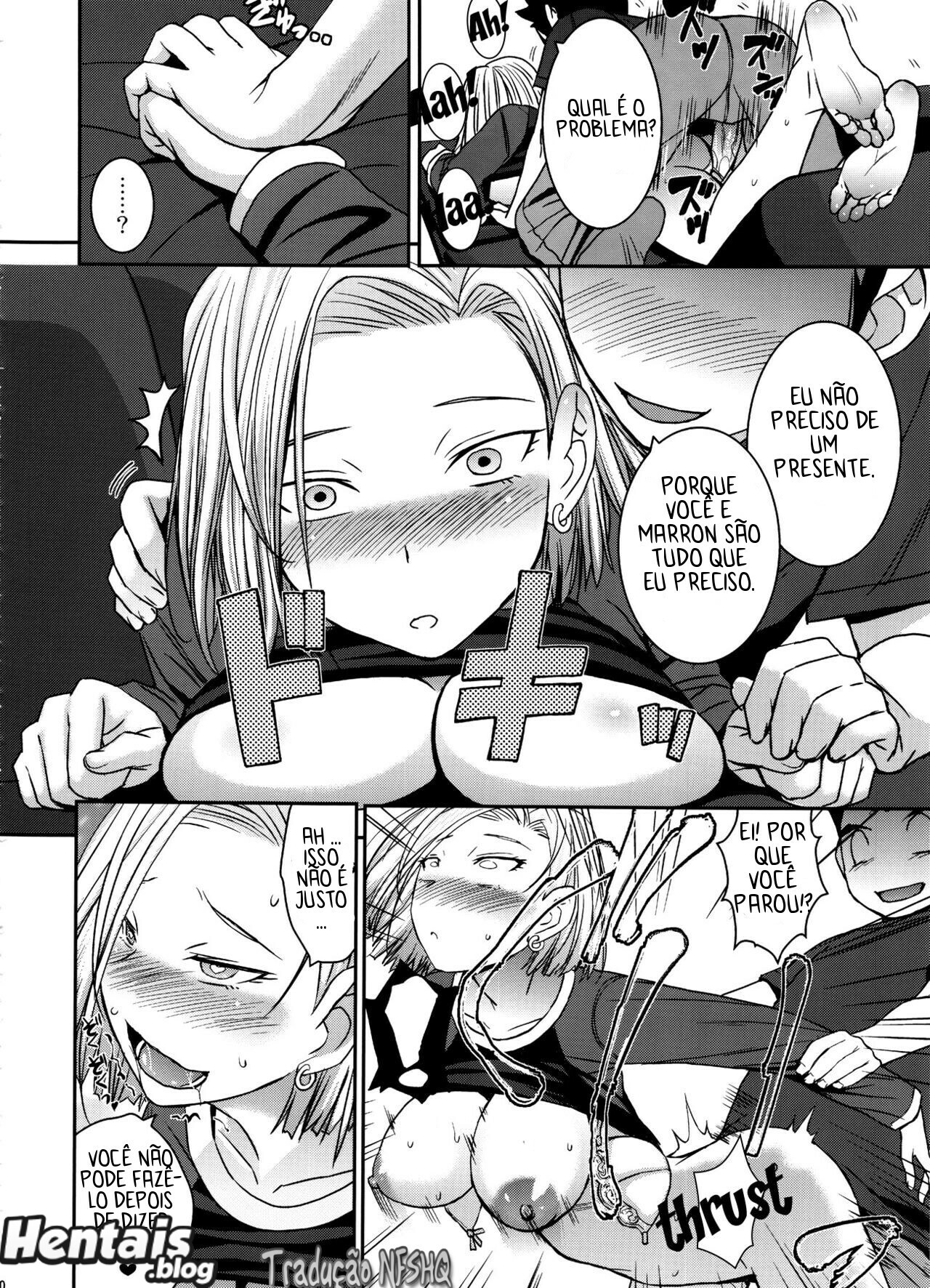 Dragon Ball Hentai: 18 Uma Esposa Adorável