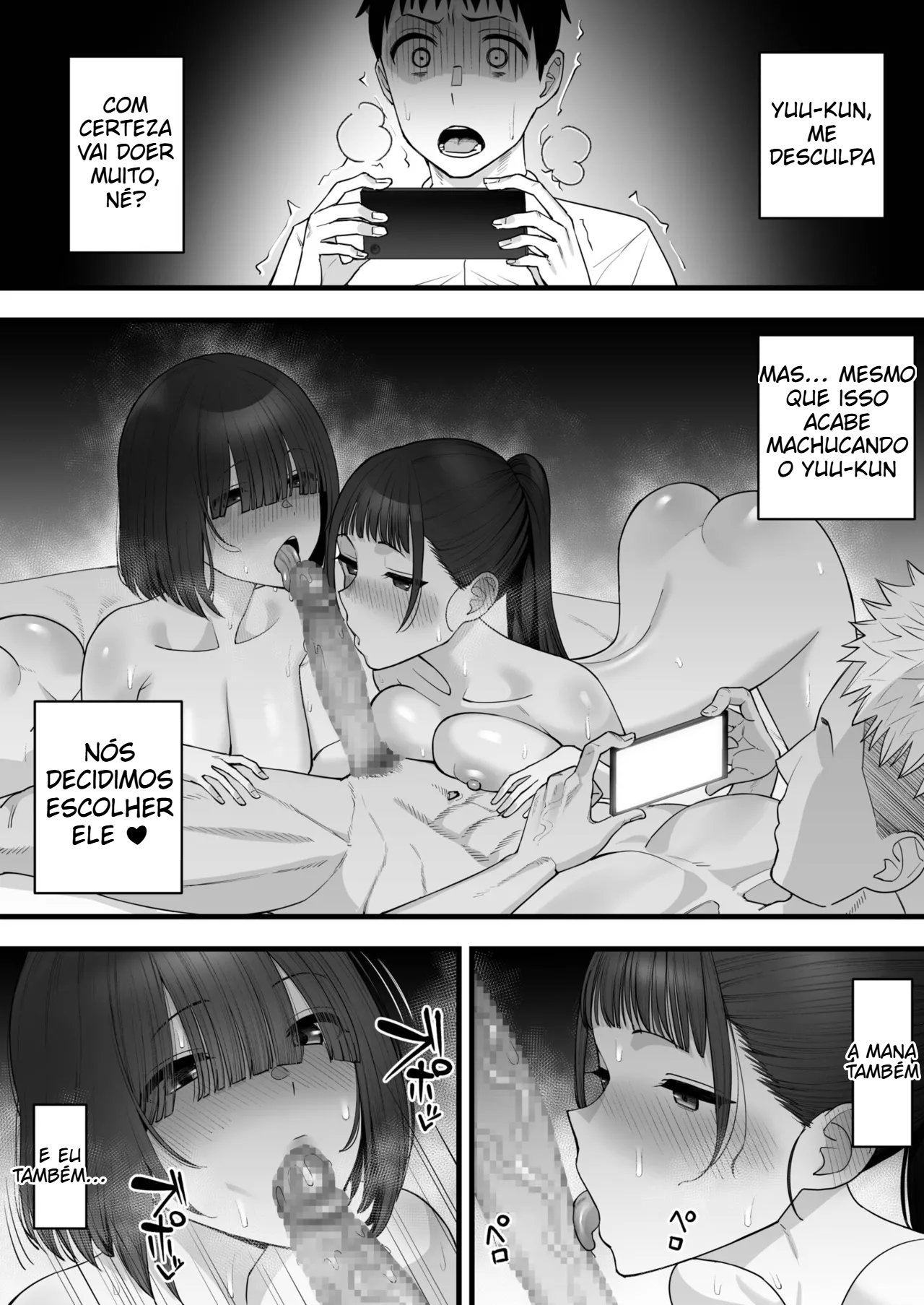 [Take Shinshi]  Gêmeas gostosas se tornaram brinquedos sexuais 1 - 2