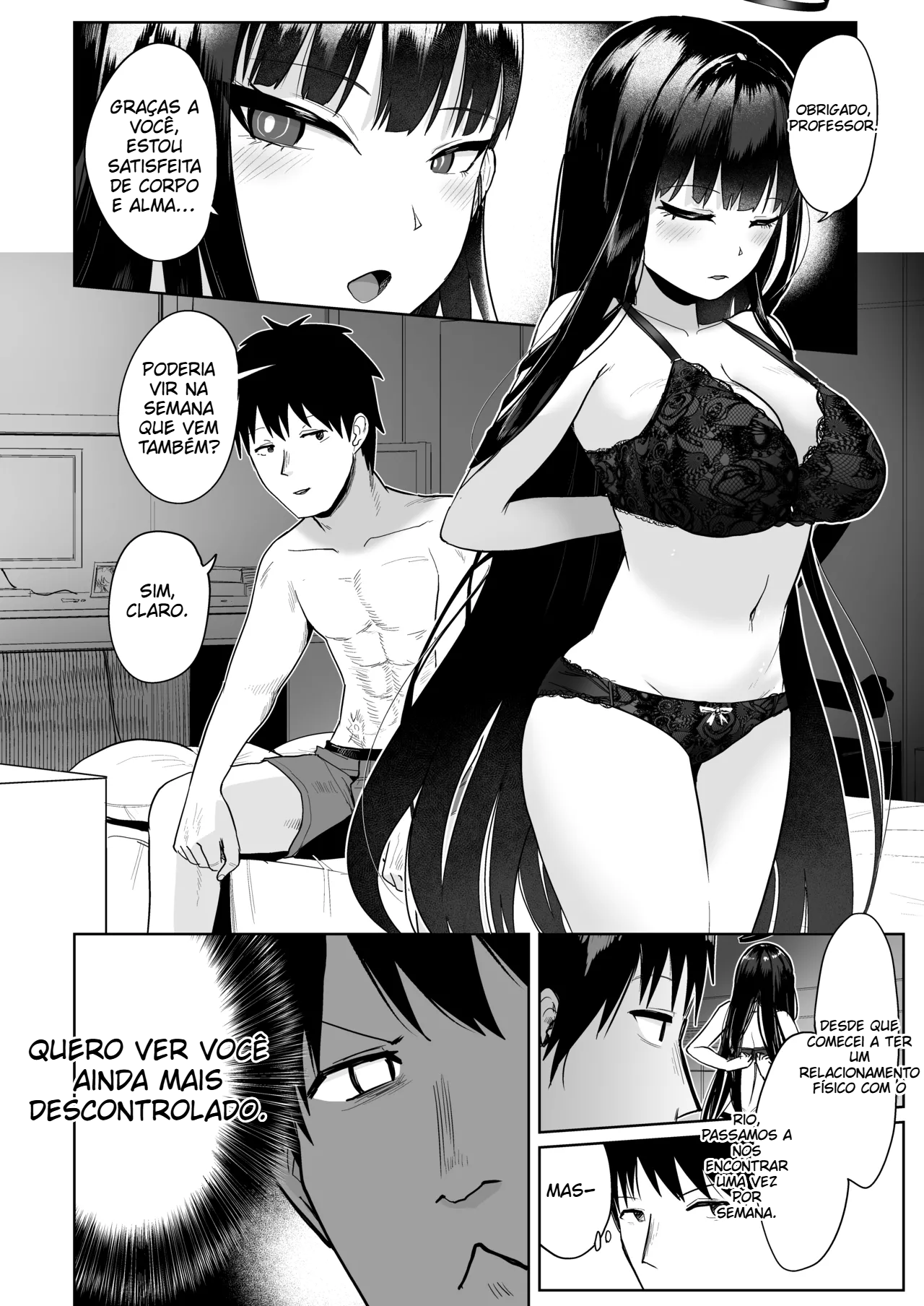 (Umiyama Soze) O sexo racional de Rio e o sexo irracional do professor - 3