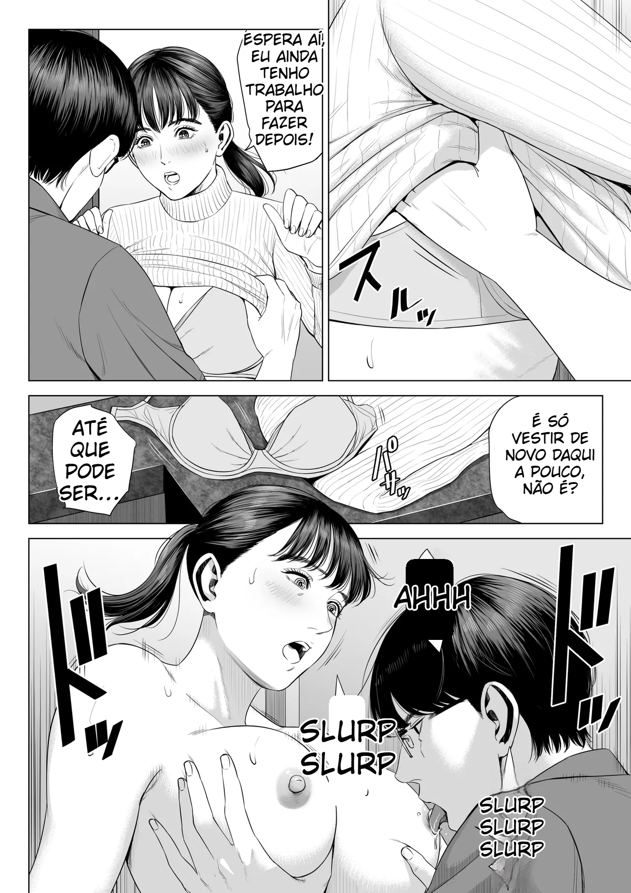 (Tama Go) A gerente da loja tem seios grandes e é um pouco masoquista, né 2 - 3