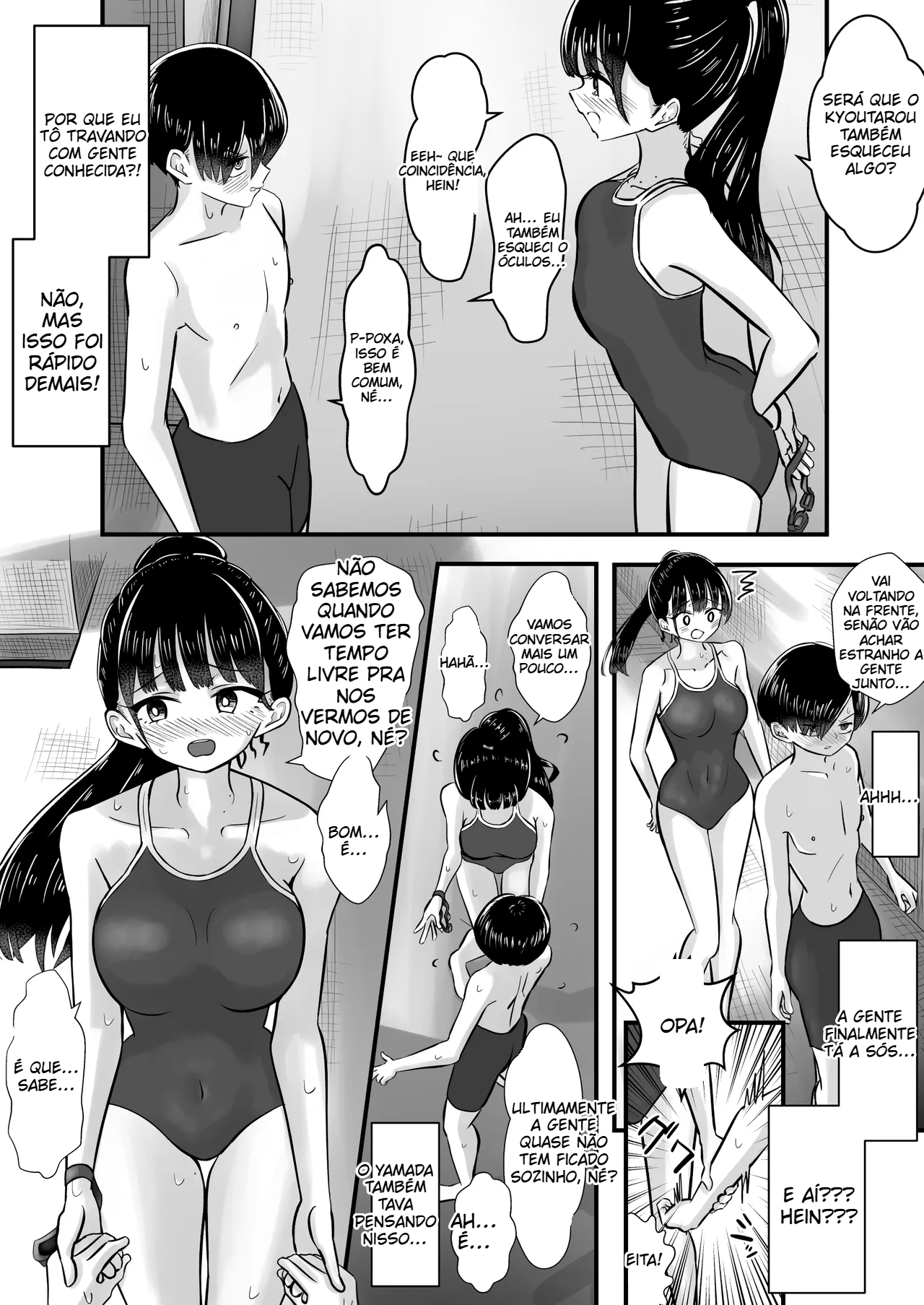 Matei aula de natação pra fazer um sexo gostoso com minha namorada - 5