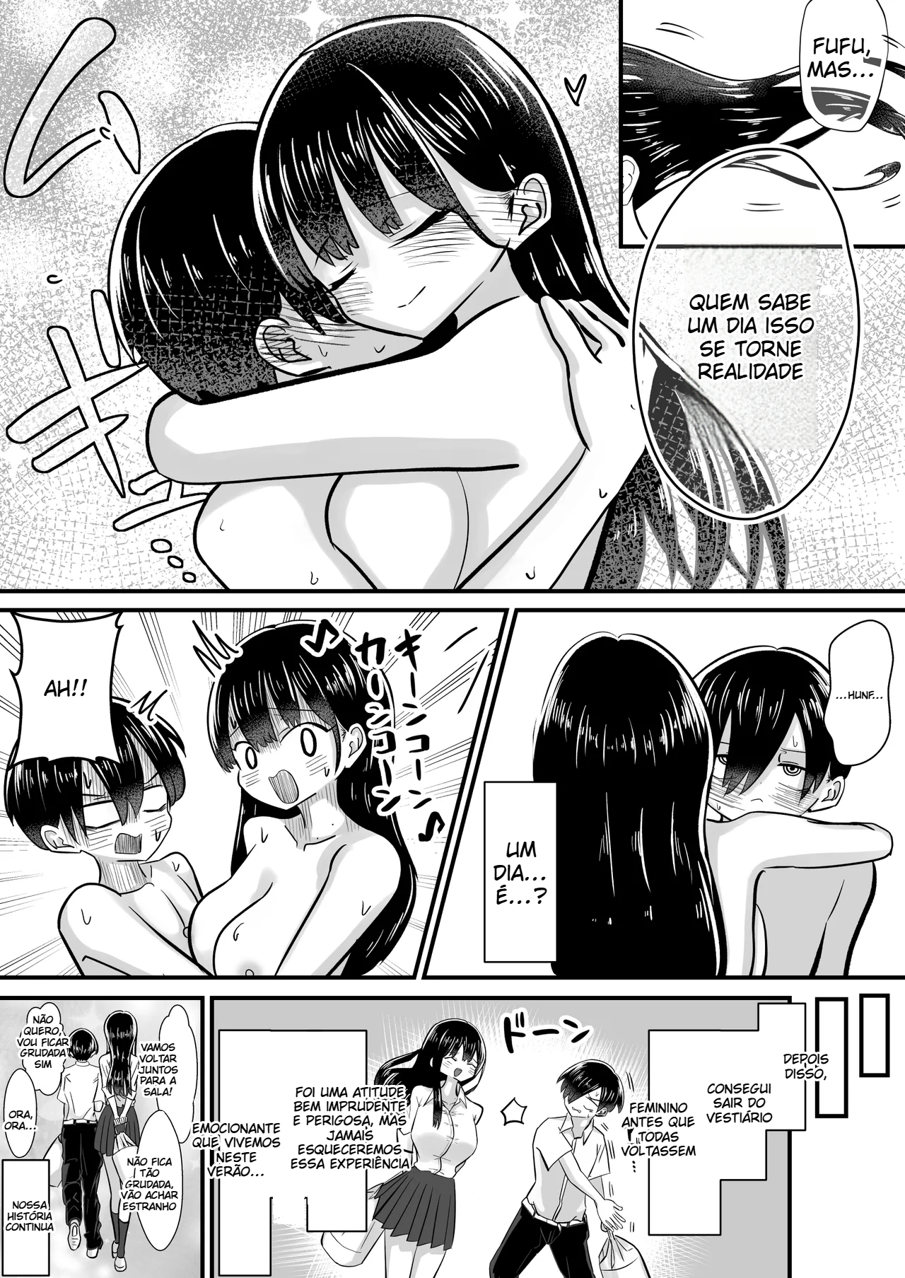 Matei aula de natação pra fazer um sexo gostoso com minha namorada