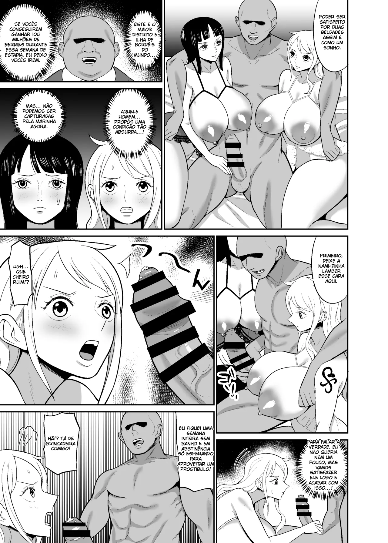 (Hamilton) Ilha do Bordel: Você Não Pode Sair Até Ganhar 100 Milhões de Berries (One Piece) - 7