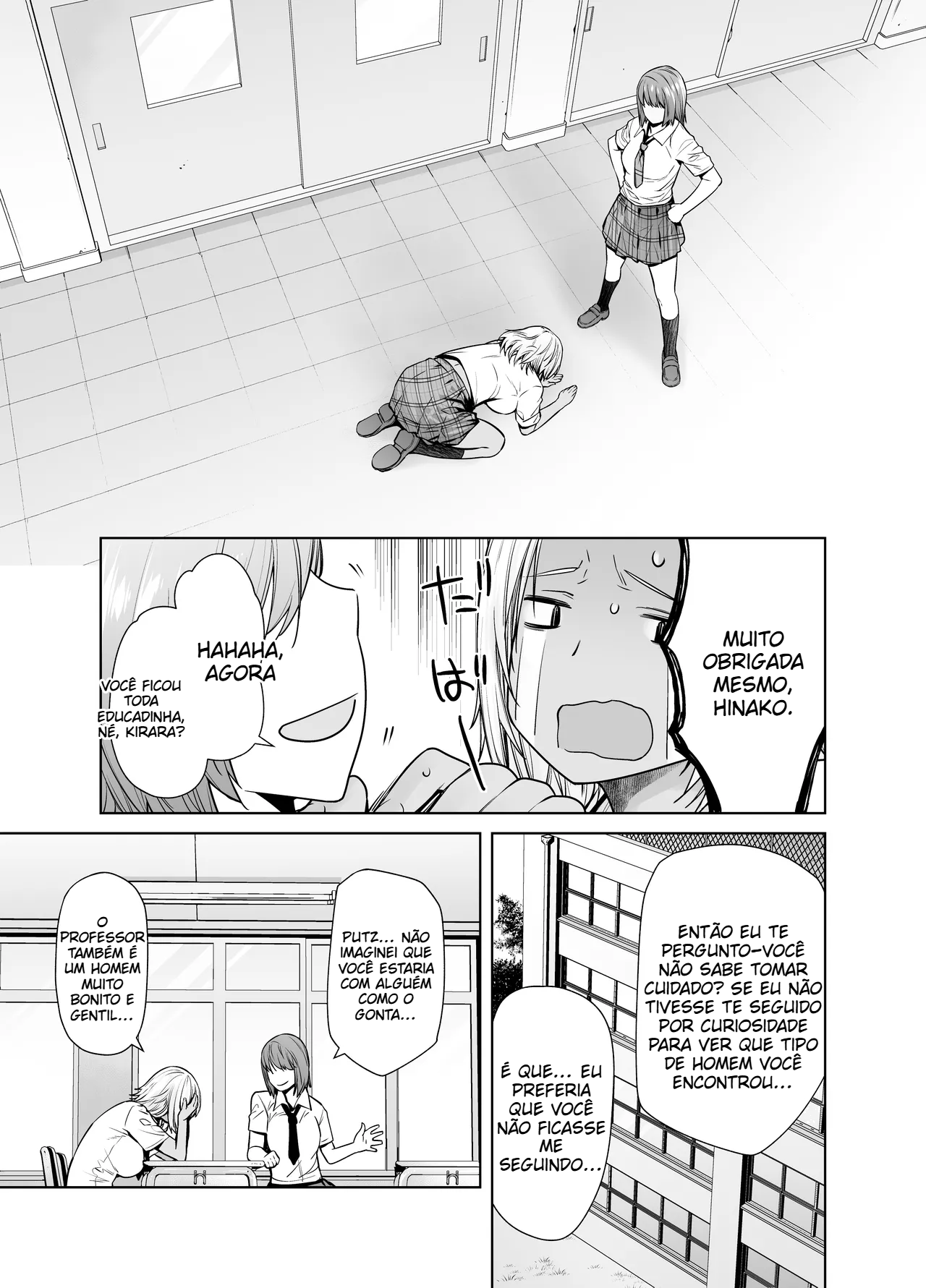 (Kayumidome) Kuro se tornou a empregada doméstica do professor da turma - 6