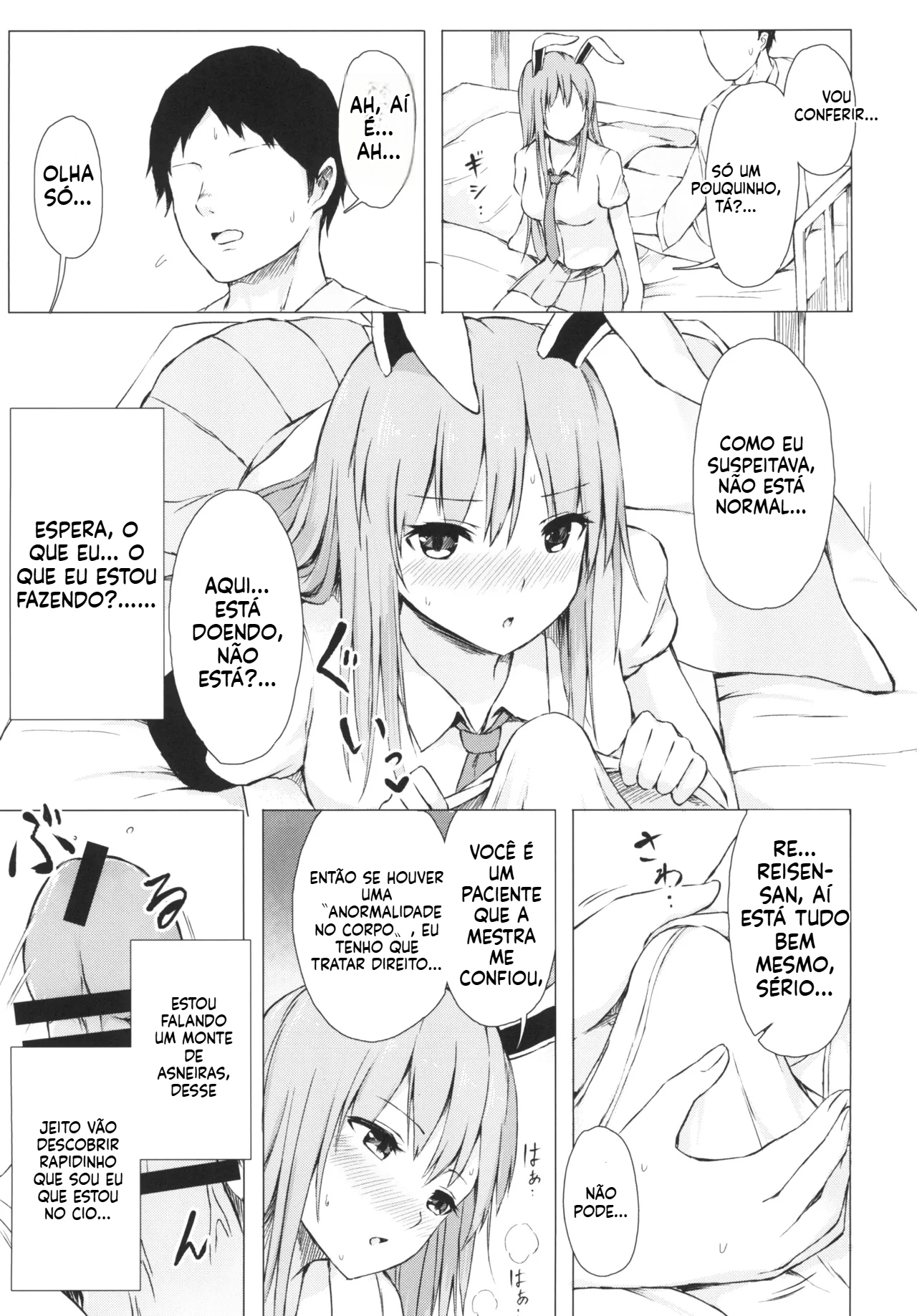 [Doujinshi] Cuidando da Coelha no Cio - 6