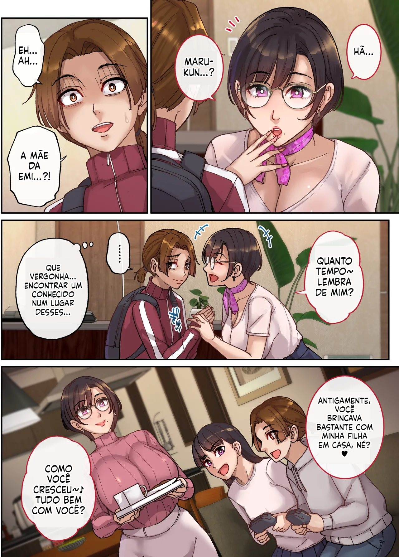 [Doujinshi] Uma história sobre como a mãe de um amigo trabalhava em um salão de relaxamento para homens. - 5