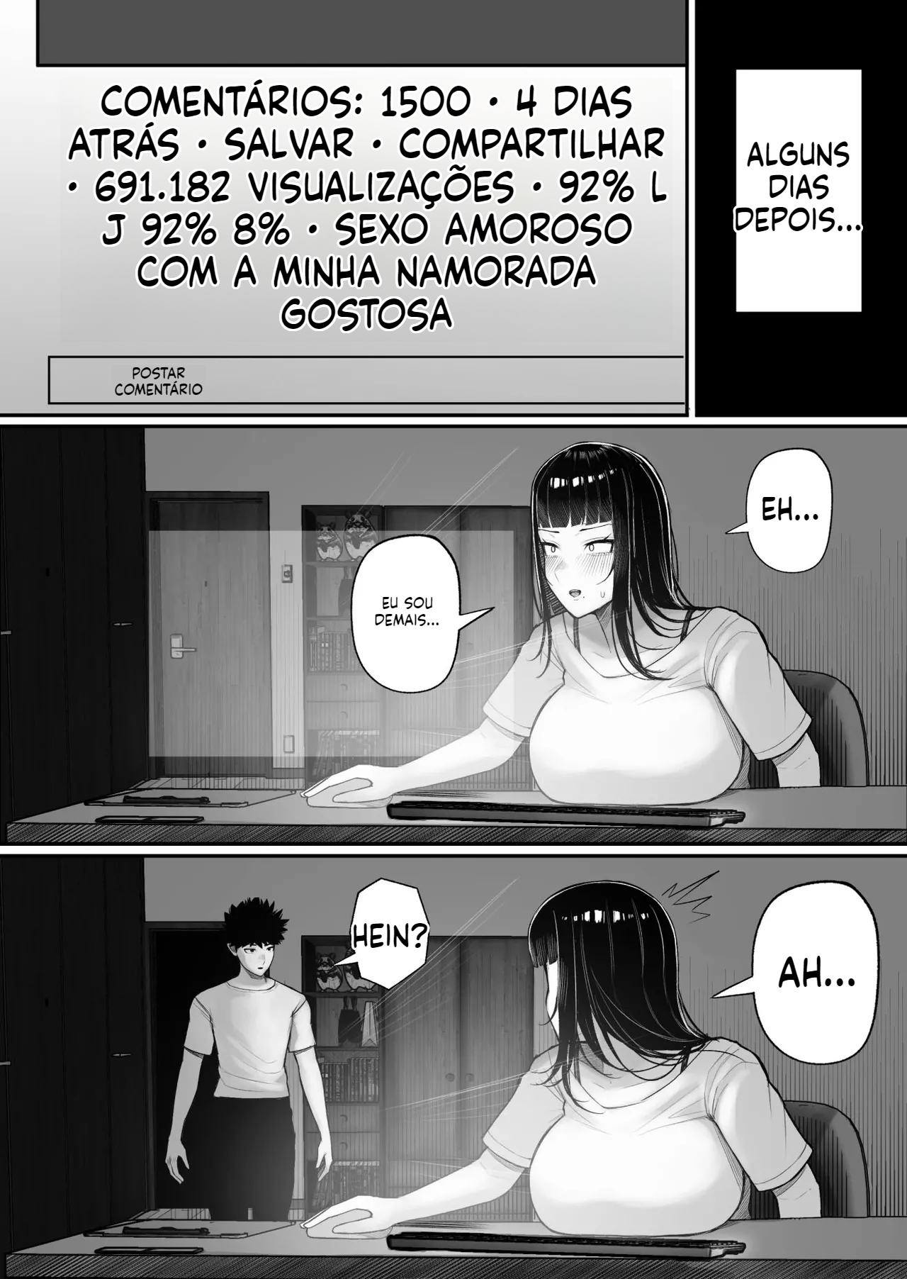 [Doujinshi] Uma história sobre ficar viciada e postar vídeos de sexo selvagem - 7
