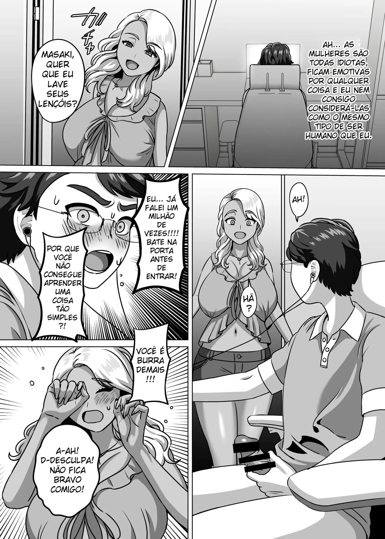 O Filho Que Nutre Os Desejos Sexuais de Sua Mãe Solteira Gyaru - 3