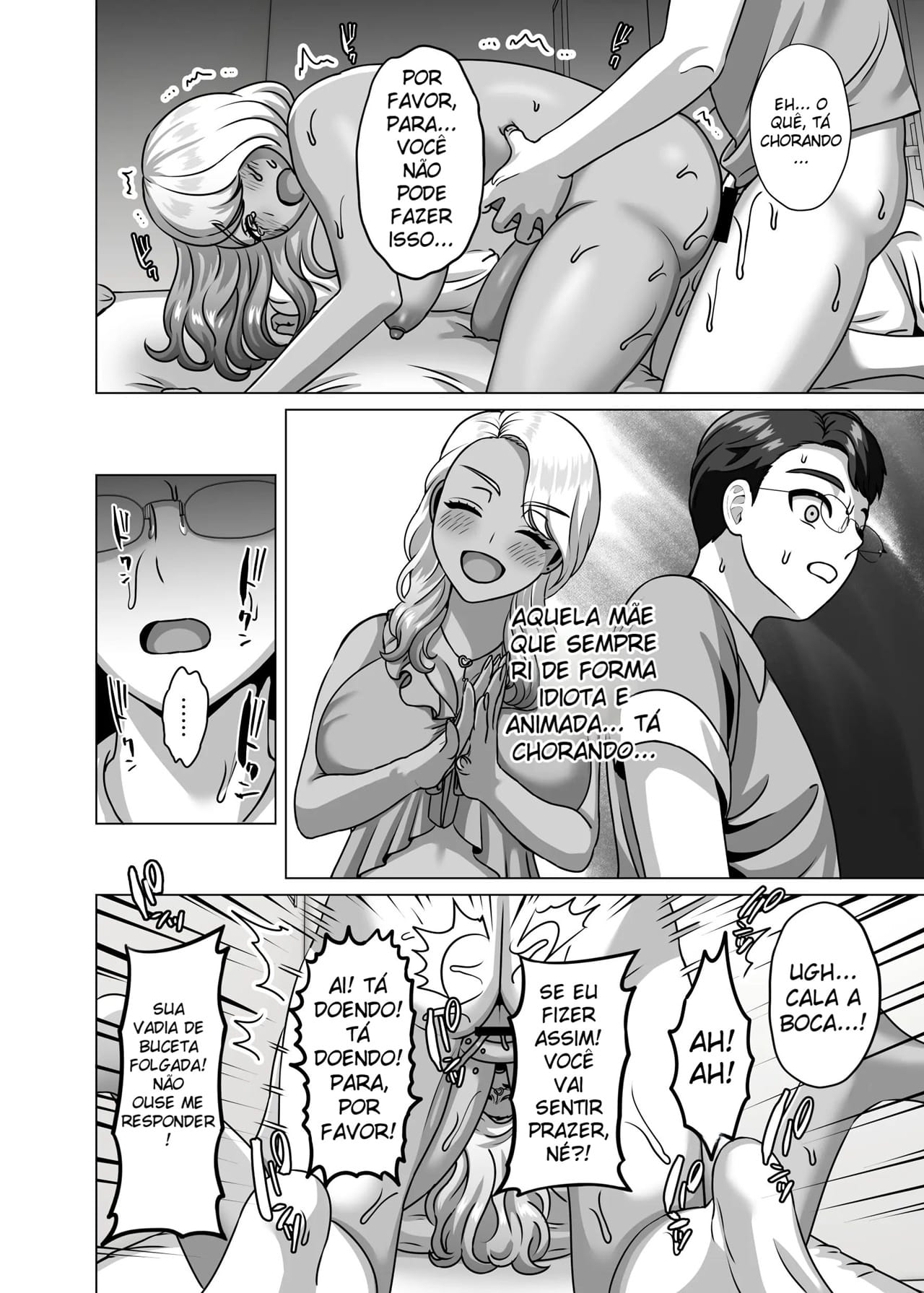 O Filho Que Nutre Os Desejos Sexuais de Sua Mãe Solteira Gyaru - 9