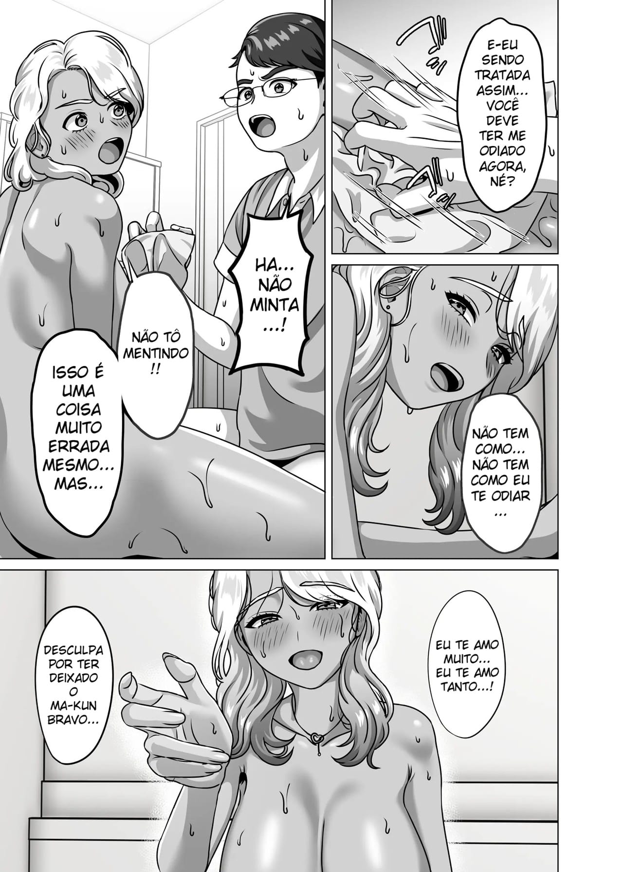 O Filho Que Nutre Os Desejos Sexuais de Sua Mãe Solteira Gyaru - 14