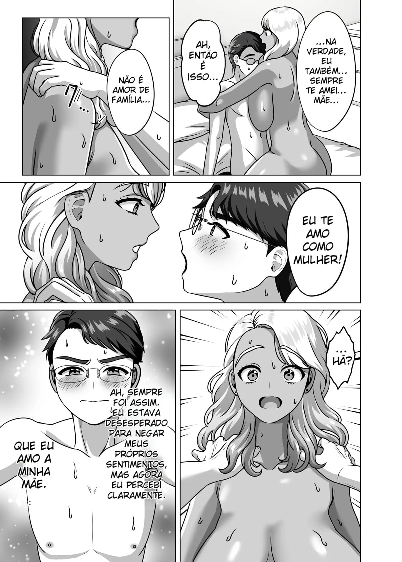 O Filho Que Nutre Os Desejos Sexuais de Sua Mãe Solteira Gyaru - 22