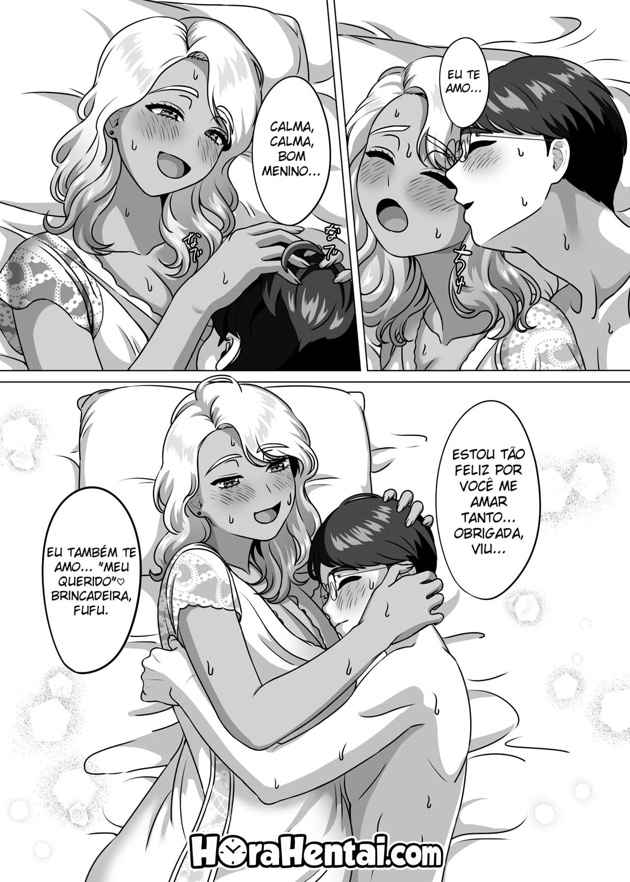 O Filho Que Nutre Os Desejos Sexuais de Sua Mãe Solteira Gyaru - 36