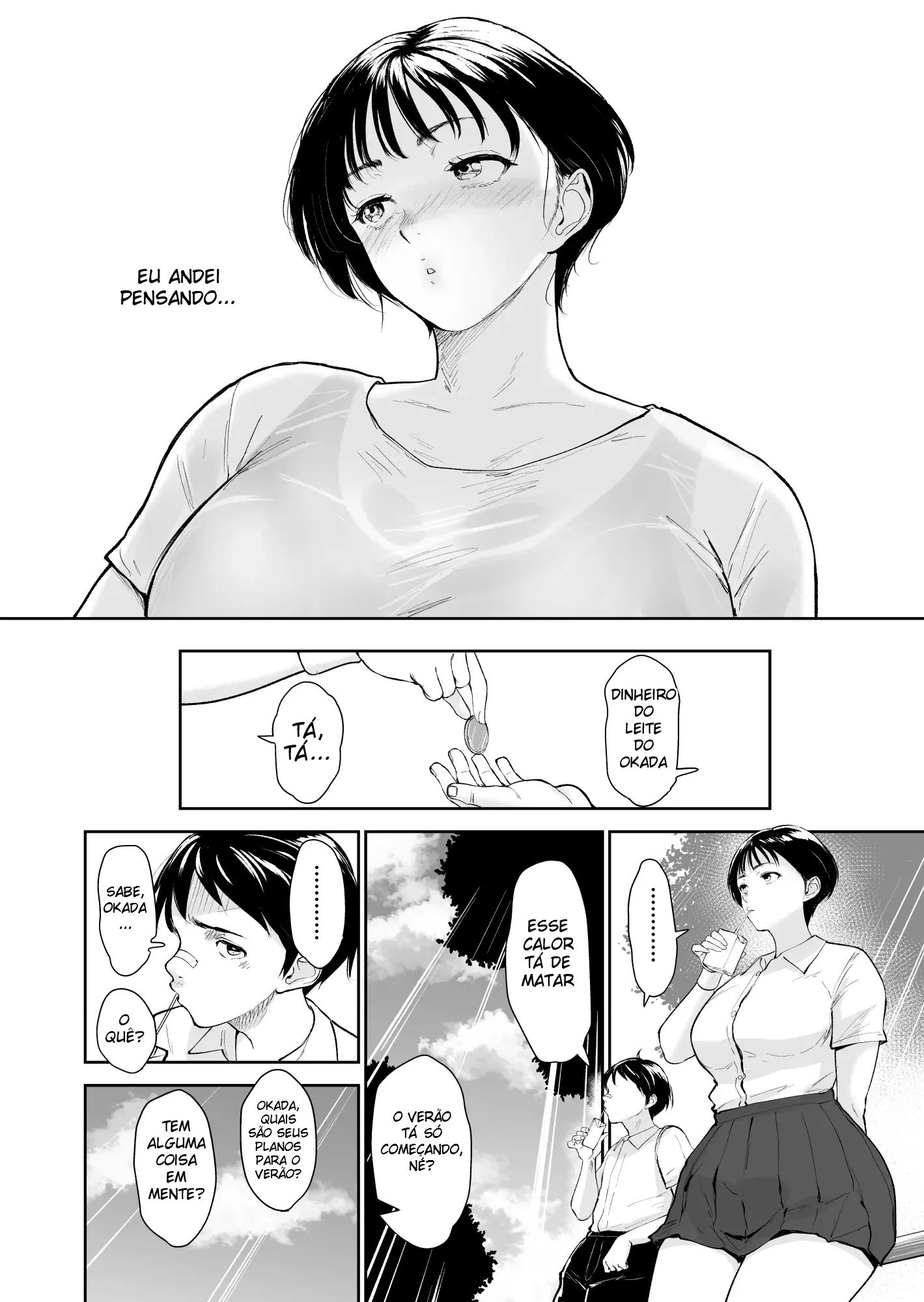 O Verão de Natsuki ~ Minha Amiga de Seios Fartos Foi Transformada Em Mulher Pelas Mãos de Um Adulto Durante o Verão - 5