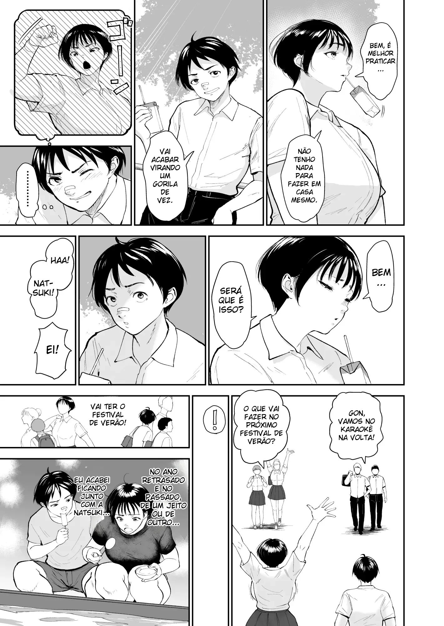 O Verão de Natsuki ~ Minha Amiga de Seios Fartos Foi Transformada Em Mulher Pelas Mãos de Um Adulto Durante o Verão - 6