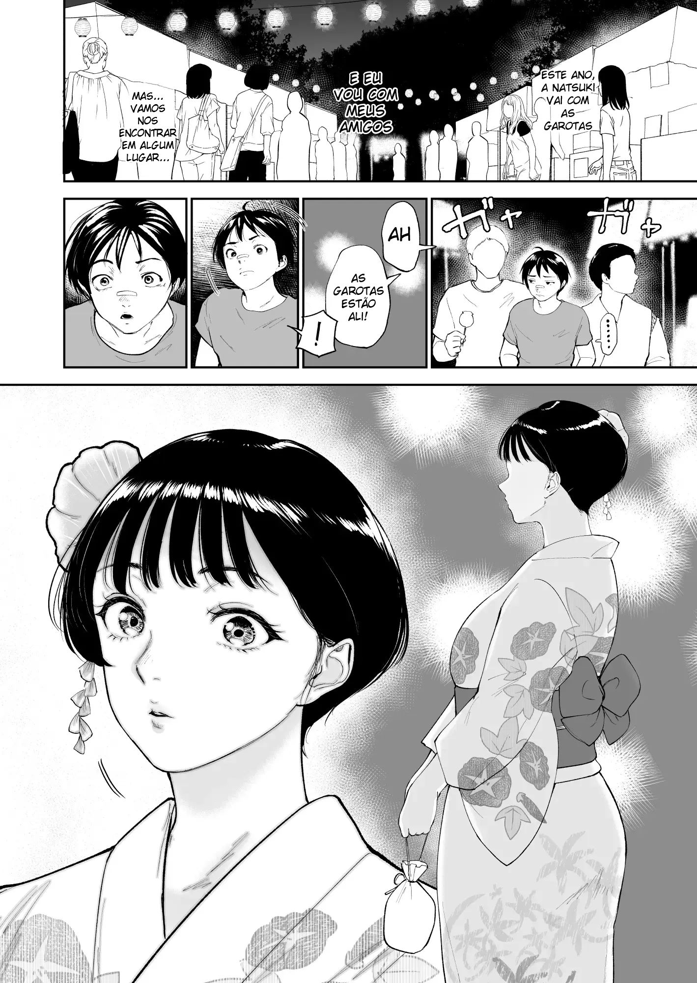 O Verão de Natsuki ~ Minha Amiga de Seios Fartos Foi Transformada Em Mulher Pelas Mãos de Um Adulto Durante o Verão - 7